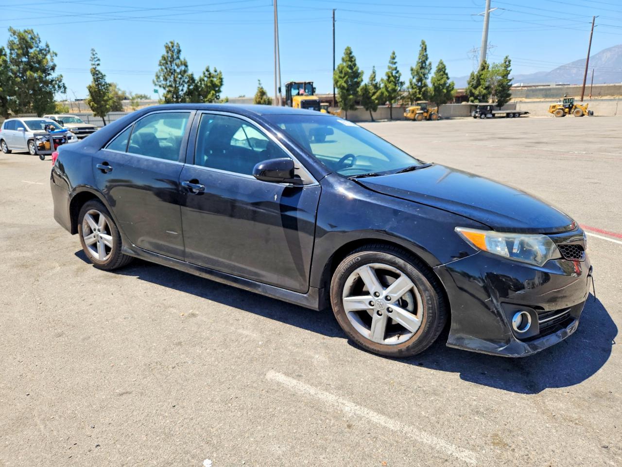 2012 Toyota Camry Se Black vin: 4T1BF1FK1CU104706