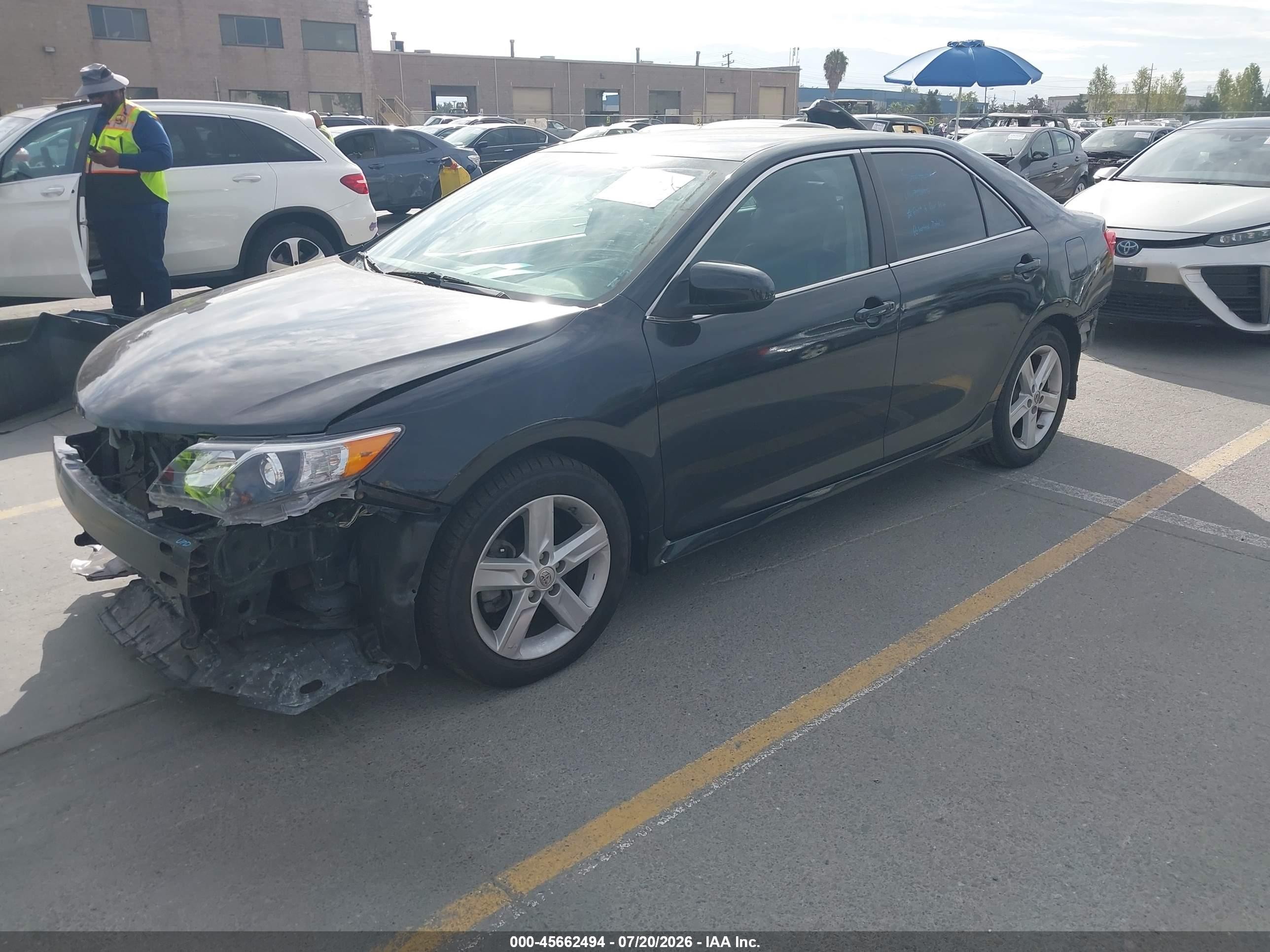 2012 Toyota Camry Se Black vin: 4T1BF1FK1CU116936