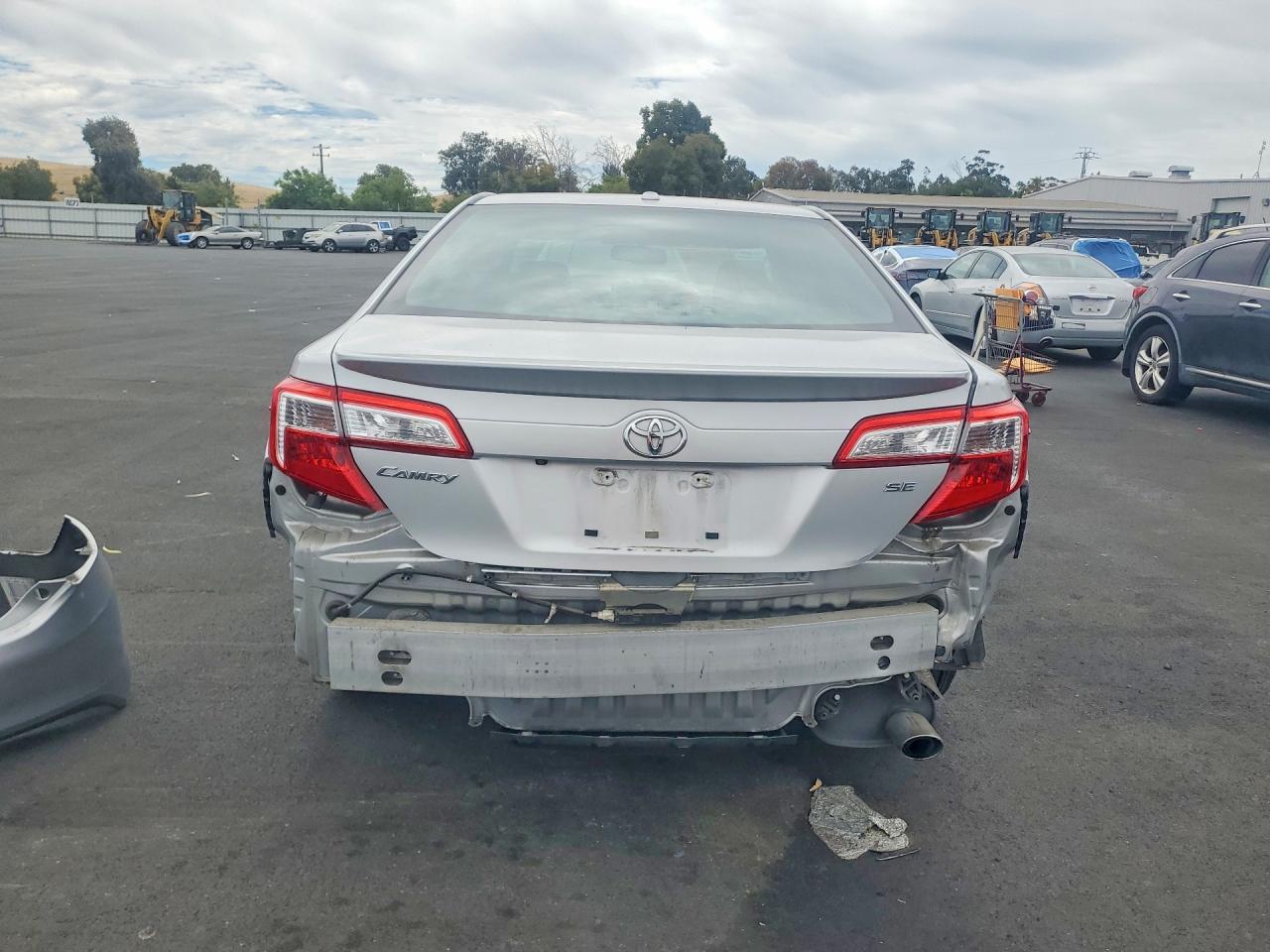 2012 Toyota Camry Se Silver vin: 4T1BF1FK1CU119058
