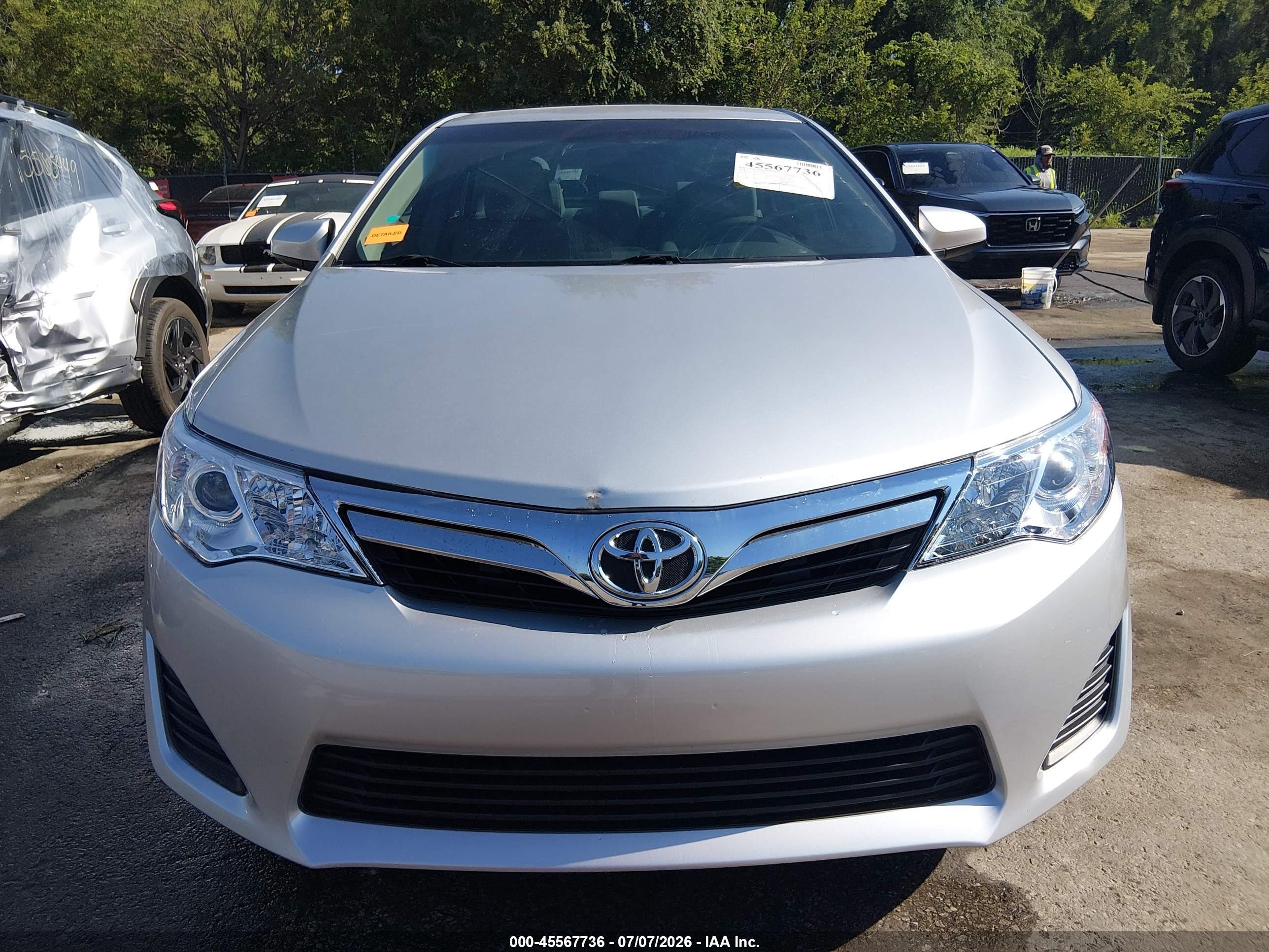 2012 Toyota Camry Le Silver vin: 4T1BF1FK1CU123076