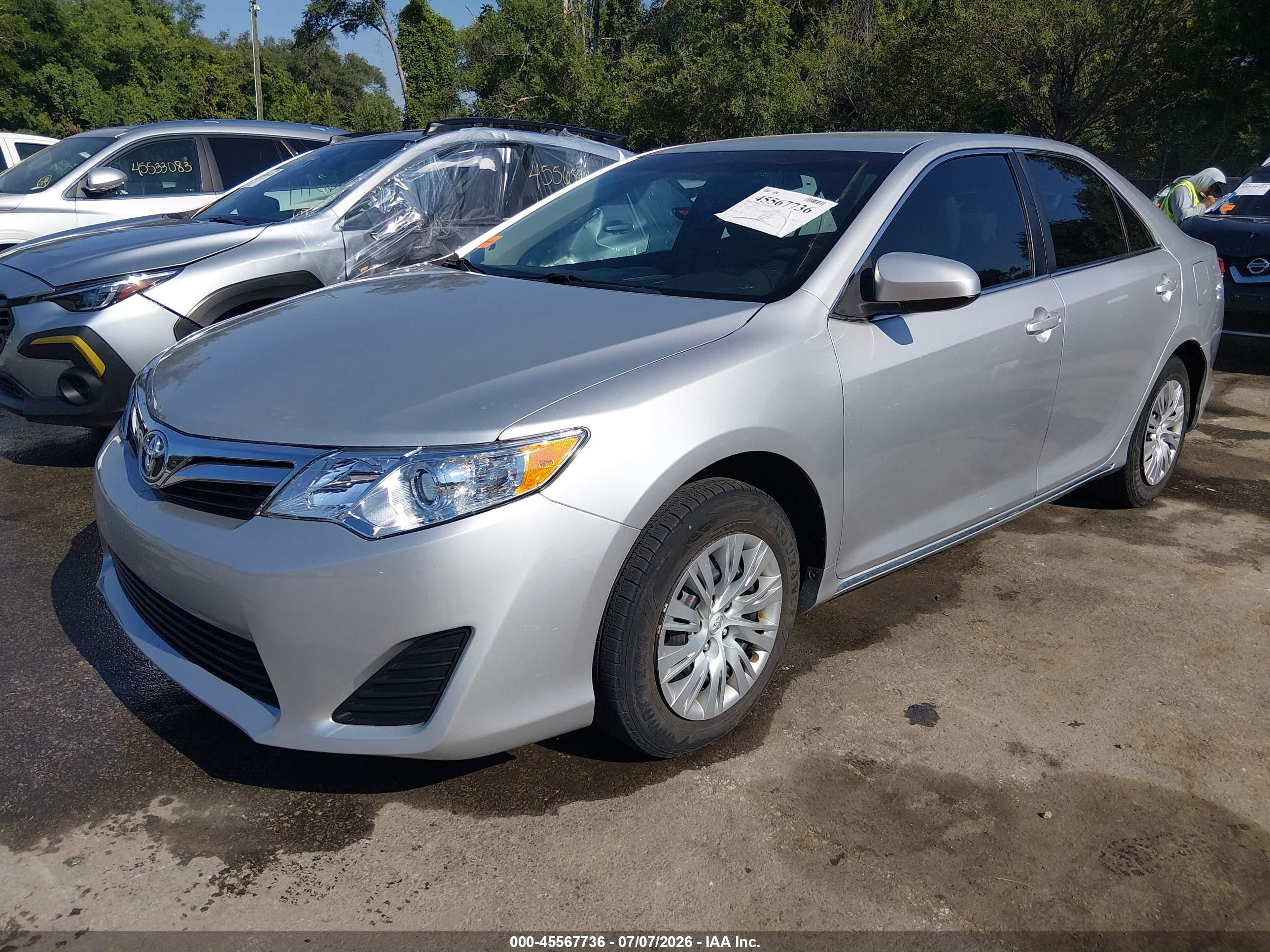 2012 Toyota Camry Le Silver vin: 4T1BF1FK1CU123076