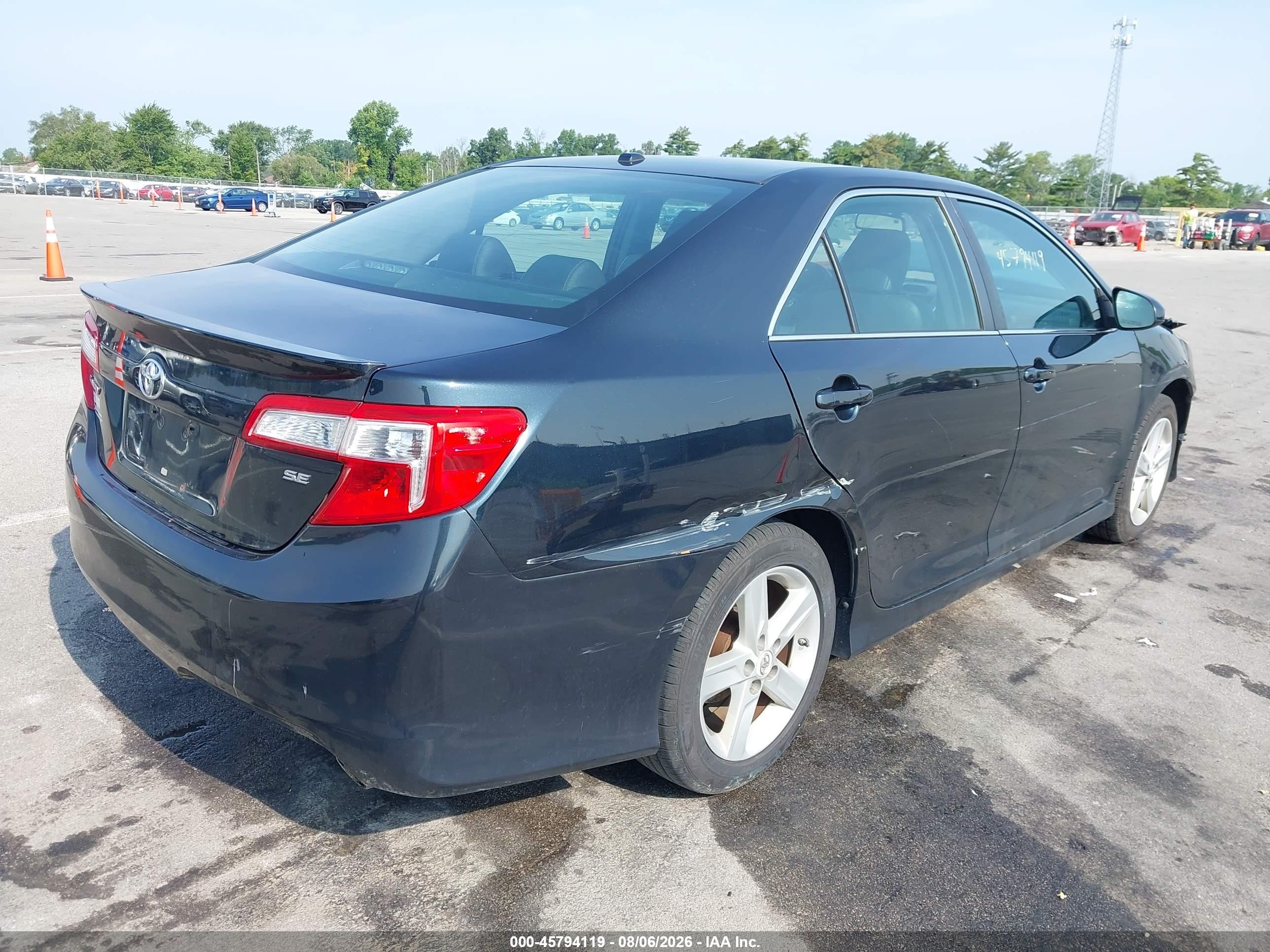 2012 Toyota Camry Se Dark Blue vin: 4T1BF1FK1CU123191