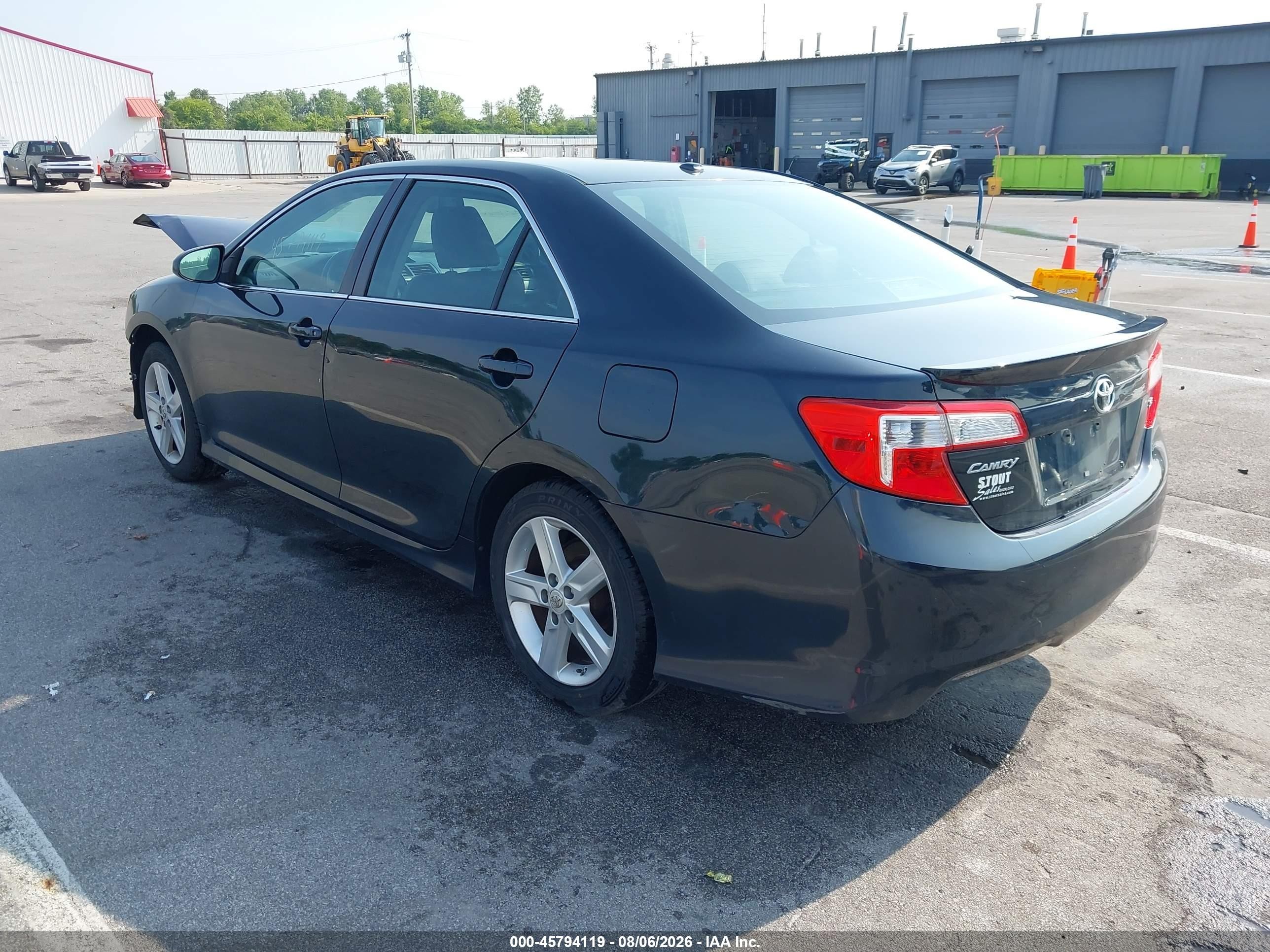 2012 Toyota Camry Se Dark Blue vin: 4T1BF1FK1CU123191