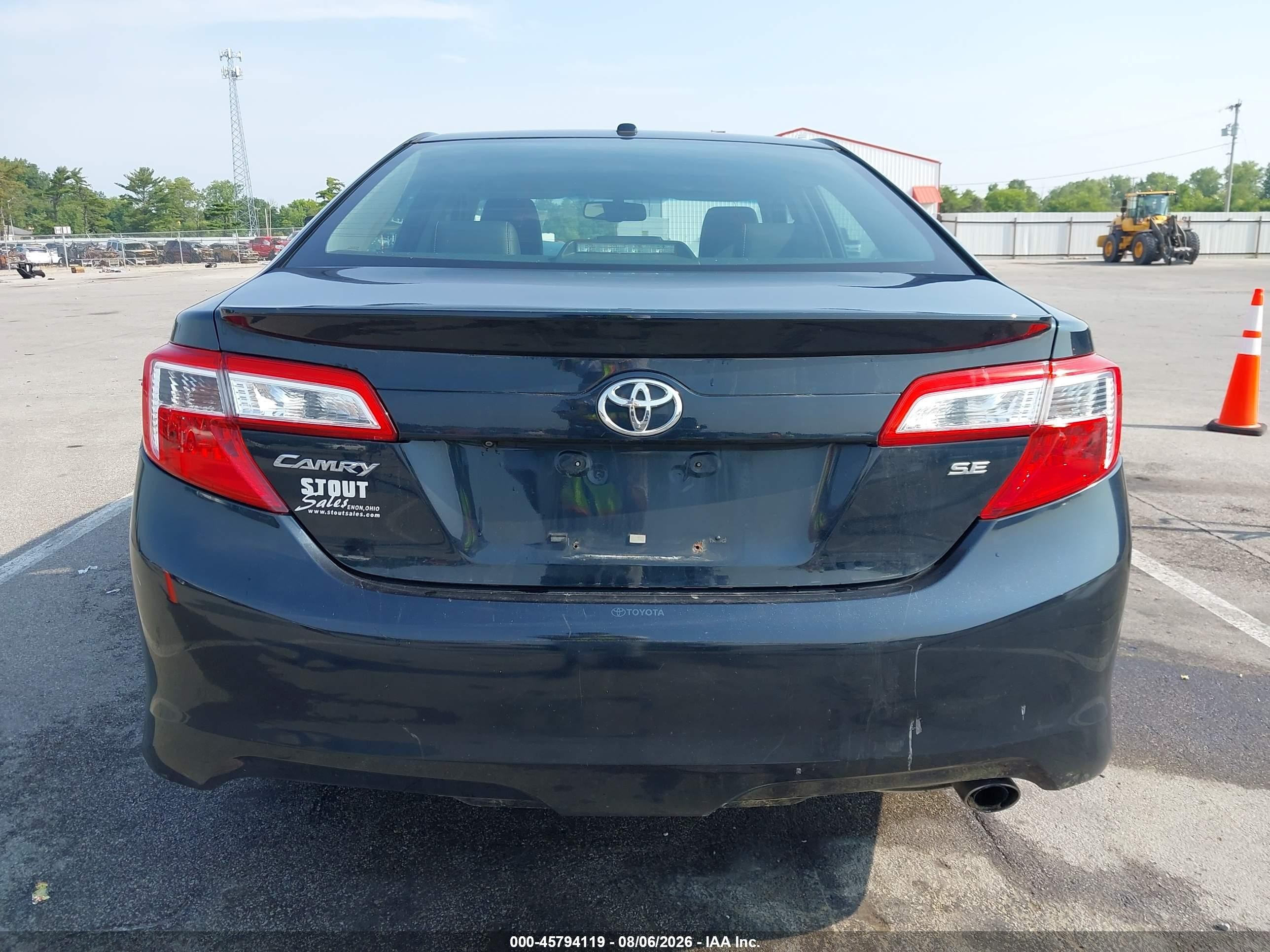 2012 Toyota Camry Se Dark Blue vin: 4T1BF1FK1CU123191