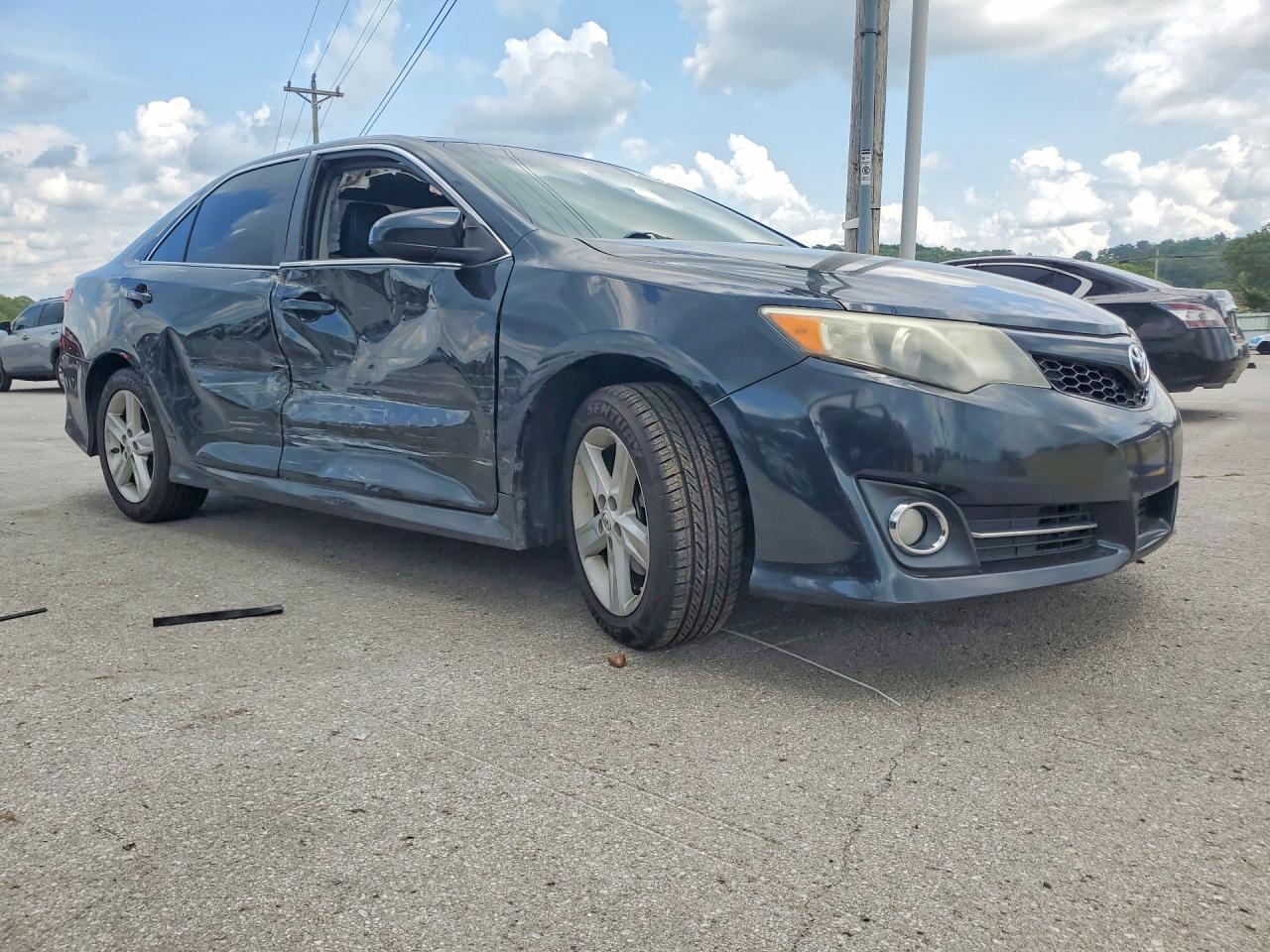 2012 Toyota Camry Se Black vin: 4T1BF1FK1CU129055