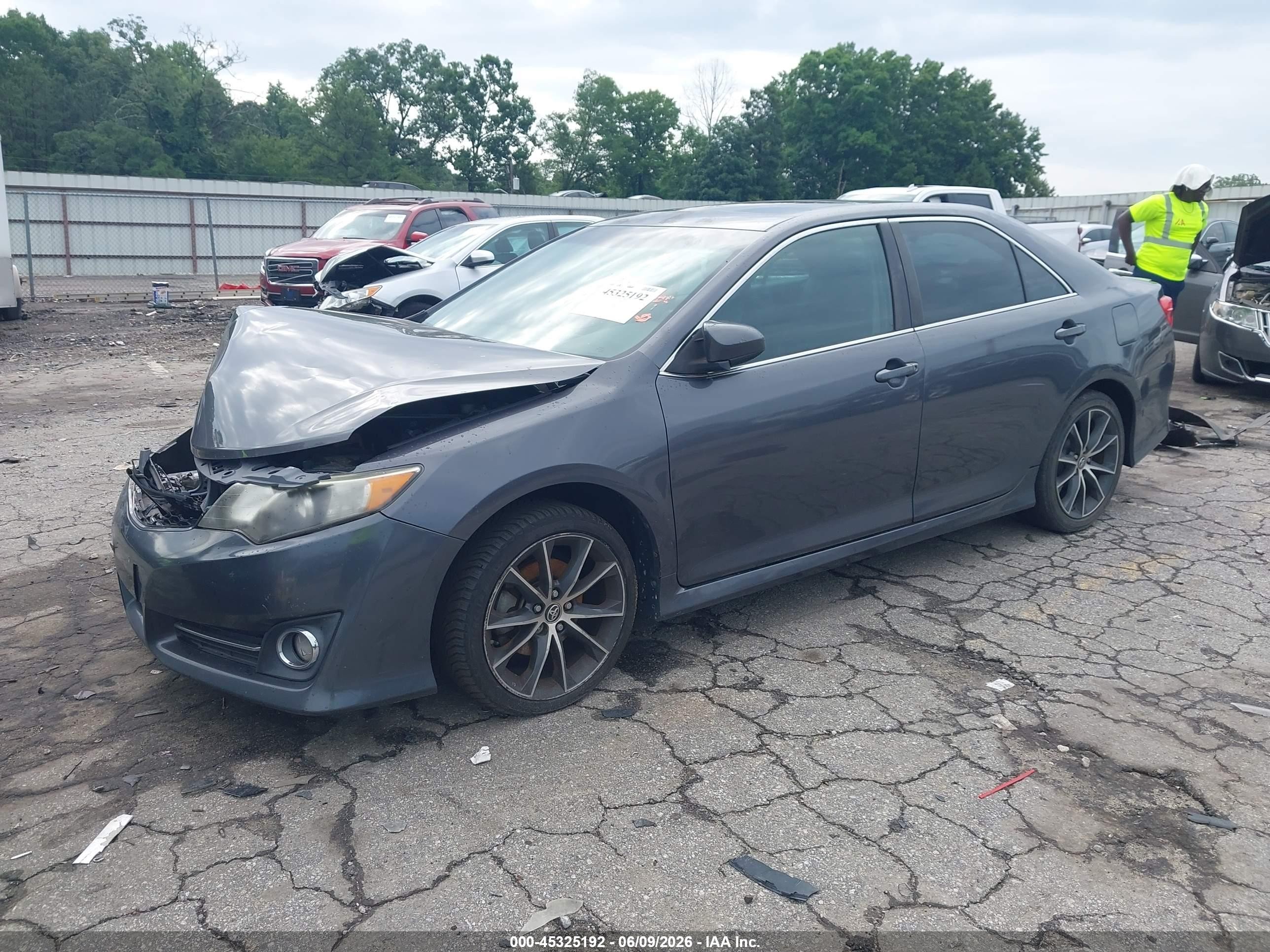 2012 Toyota Camry Se Gray vin: 4T1BF1FK1CU134711