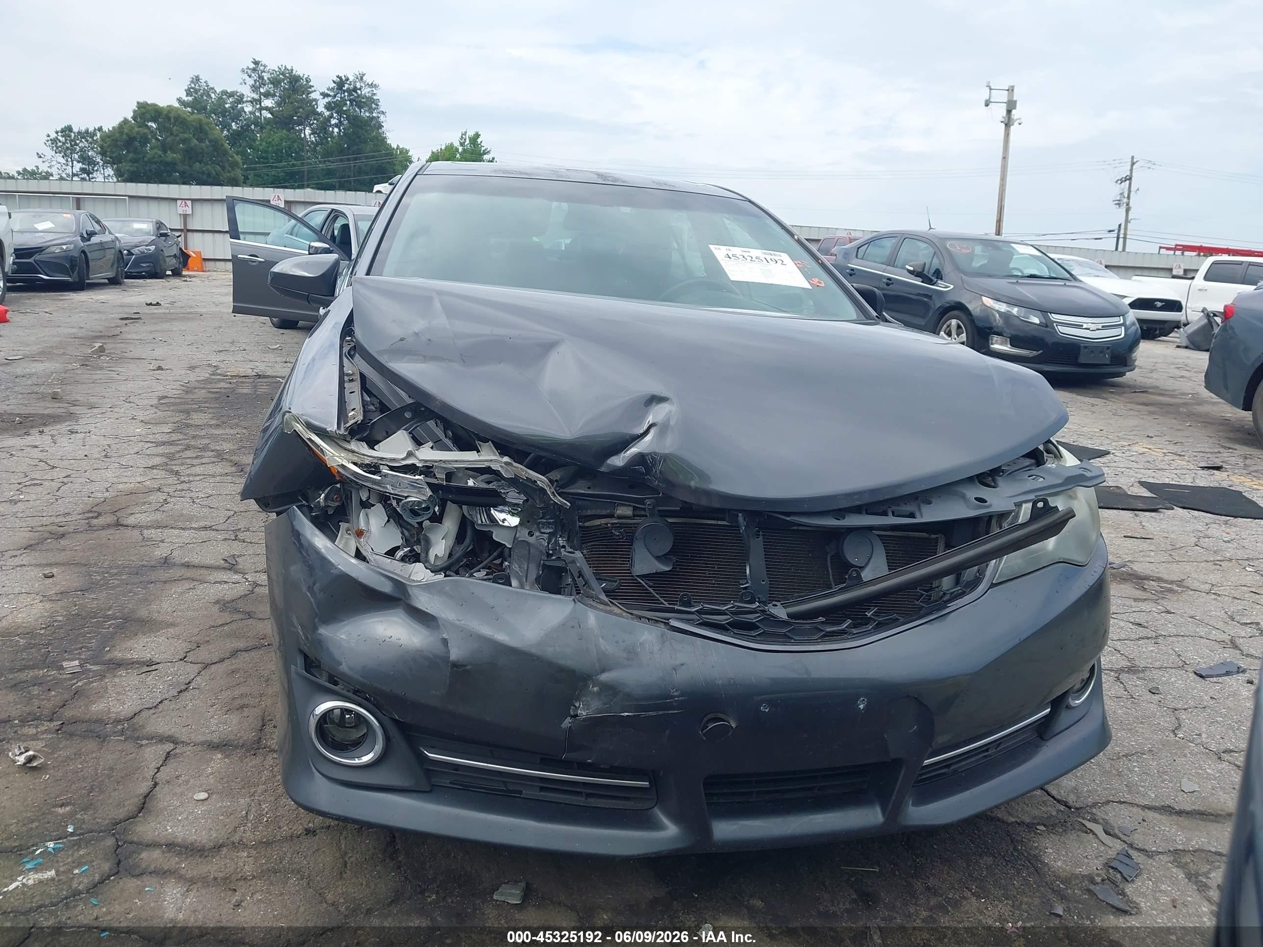 2012 Toyota Camry Se Gray vin: 4T1BF1FK1CU134711