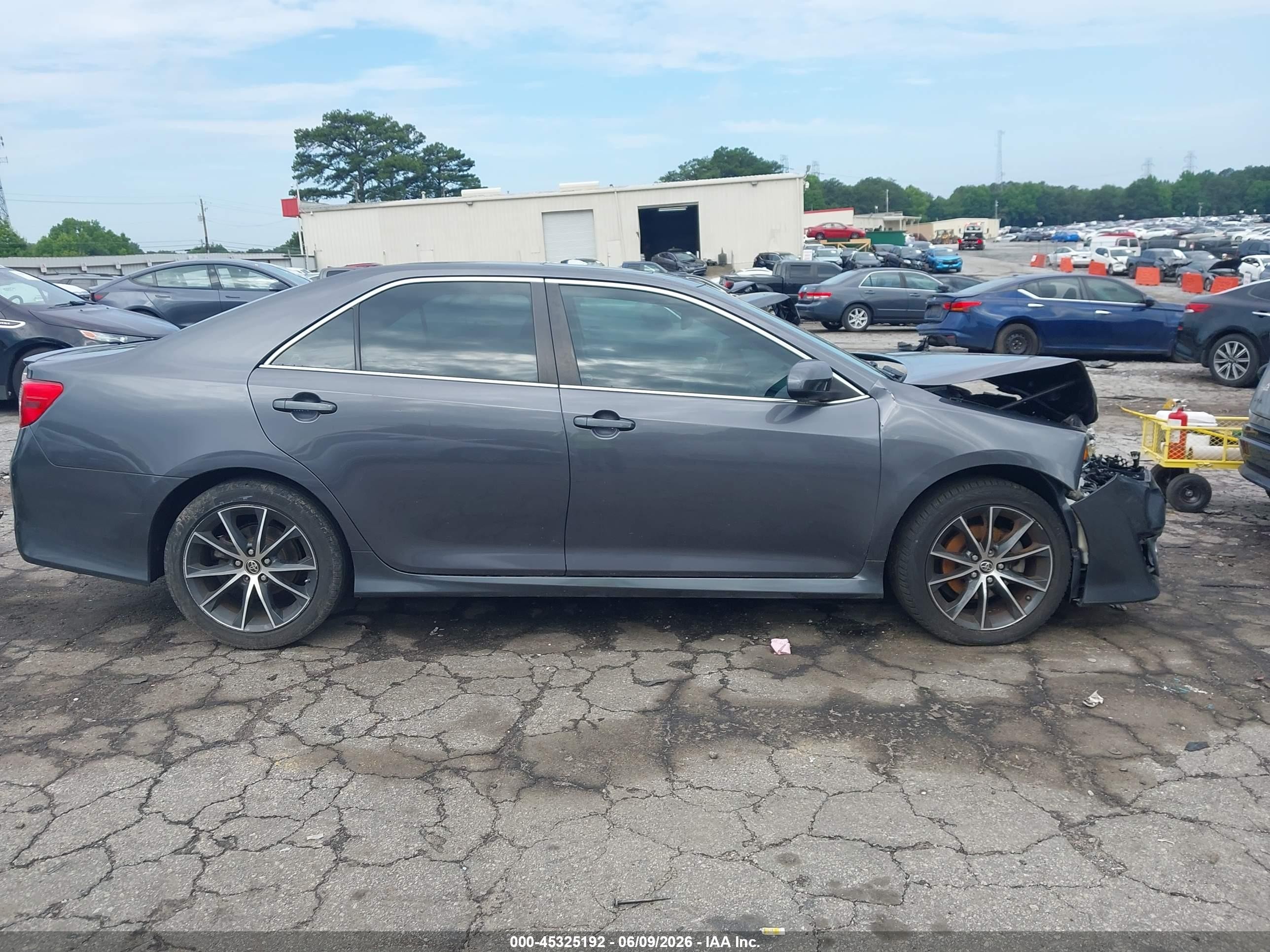 2012 Toyota Camry Se Gray vin: 4T1BF1FK1CU134711