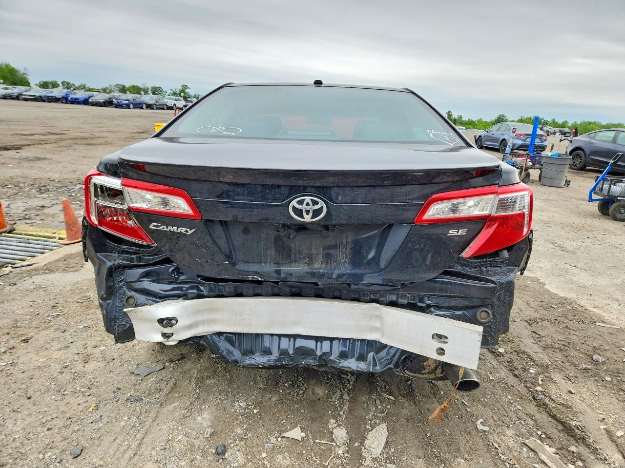 2012 Toyota Camry Se Black vin: 4T1BF1FK1CU140332