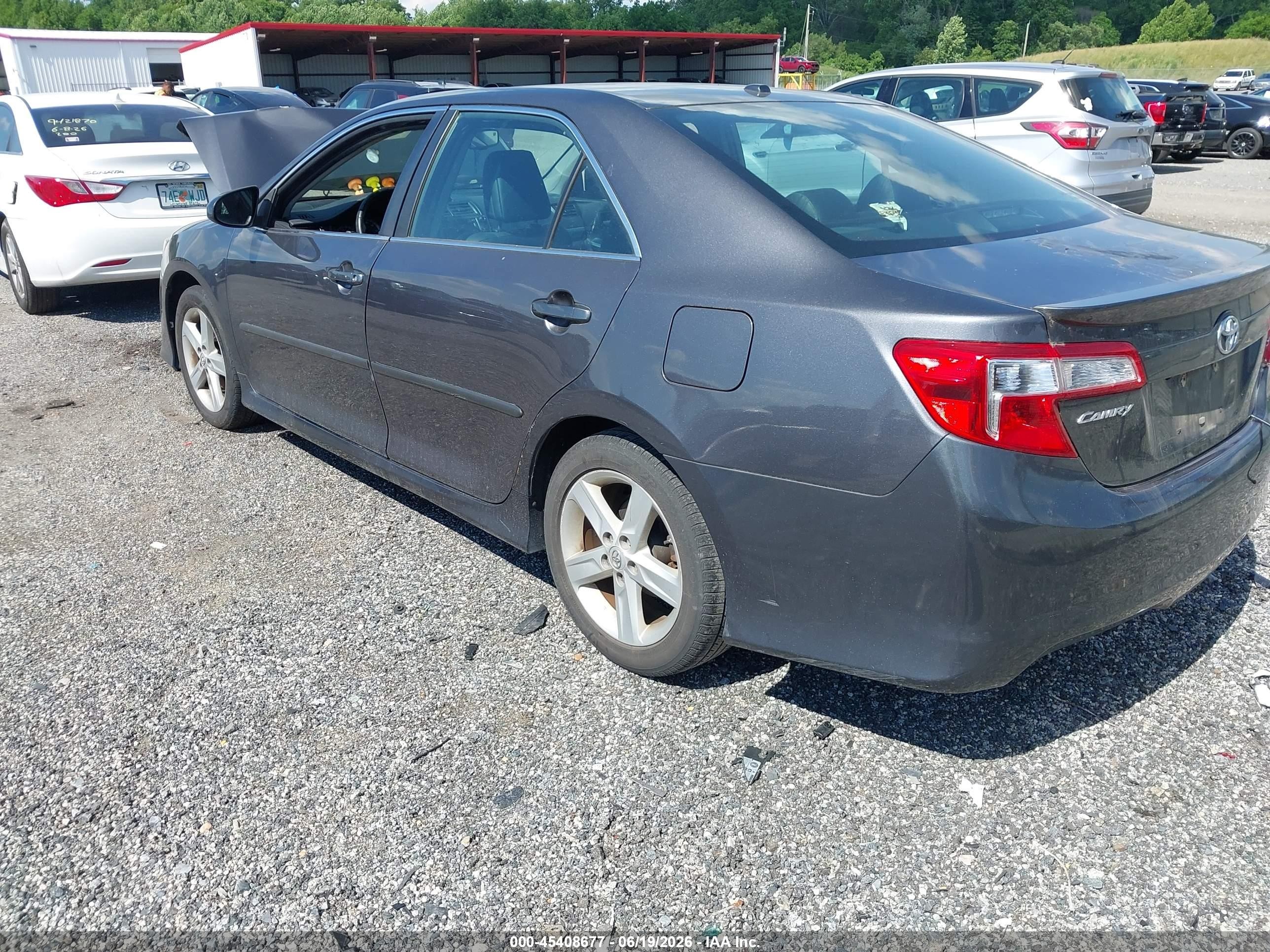 2012 Toyota Camry Se Gray vin: 4T1BF1FK1CU143070