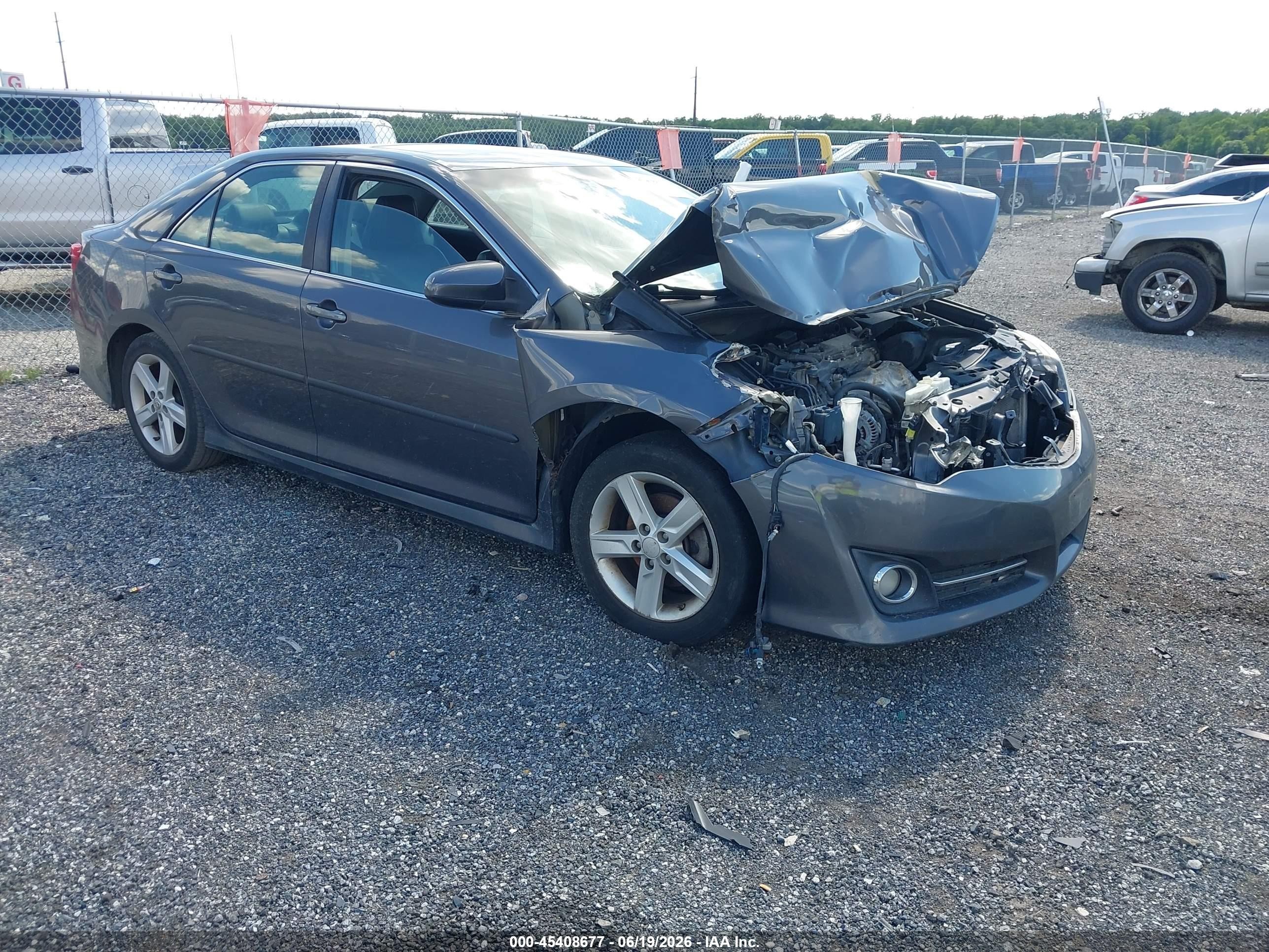 2012 Toyota Camry Se Gray vin: 4T1BF1FK1CU143070