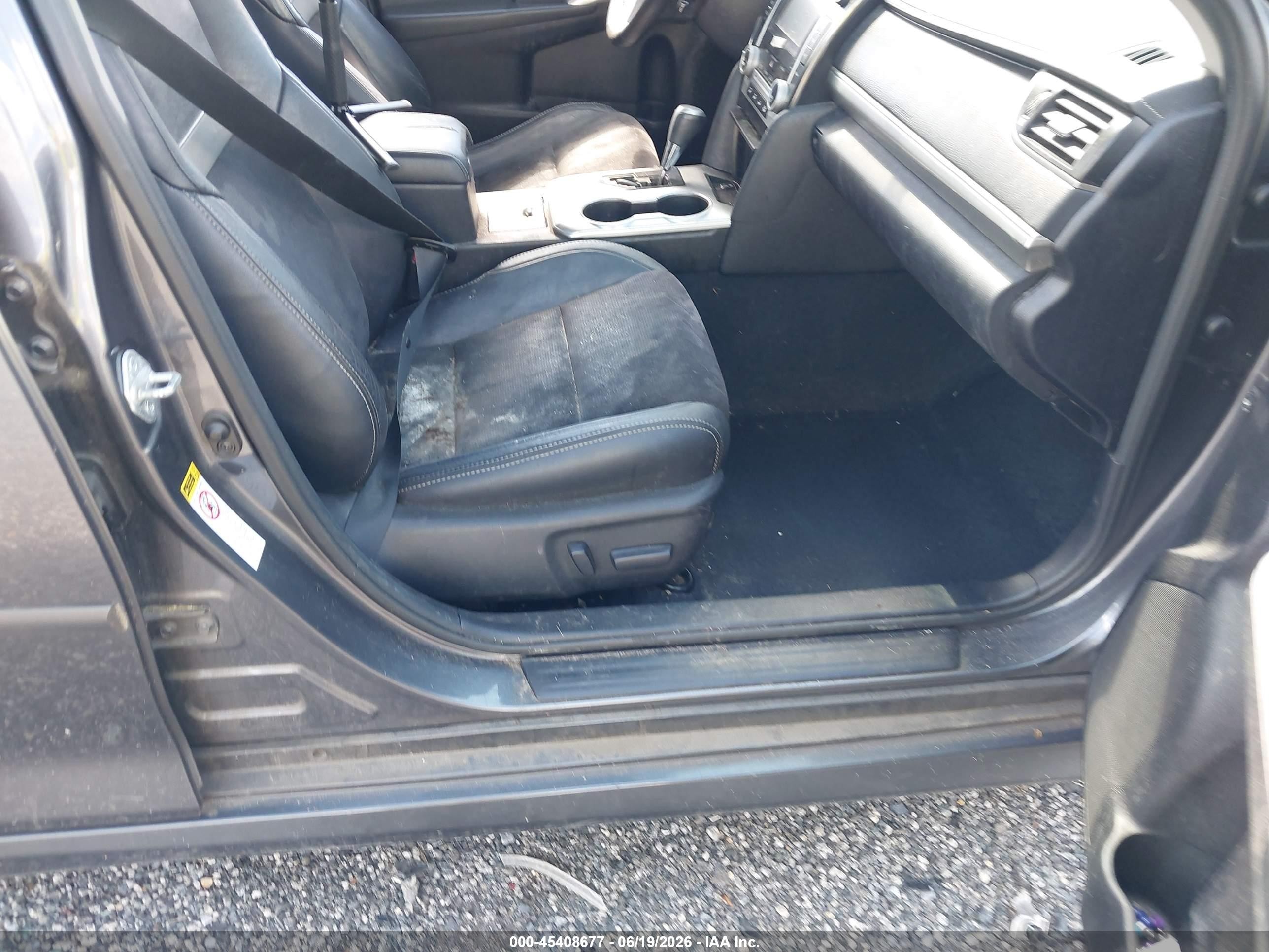 2012 Toyota Camry Se Gray vin: 4T1BF1FK1CU143070