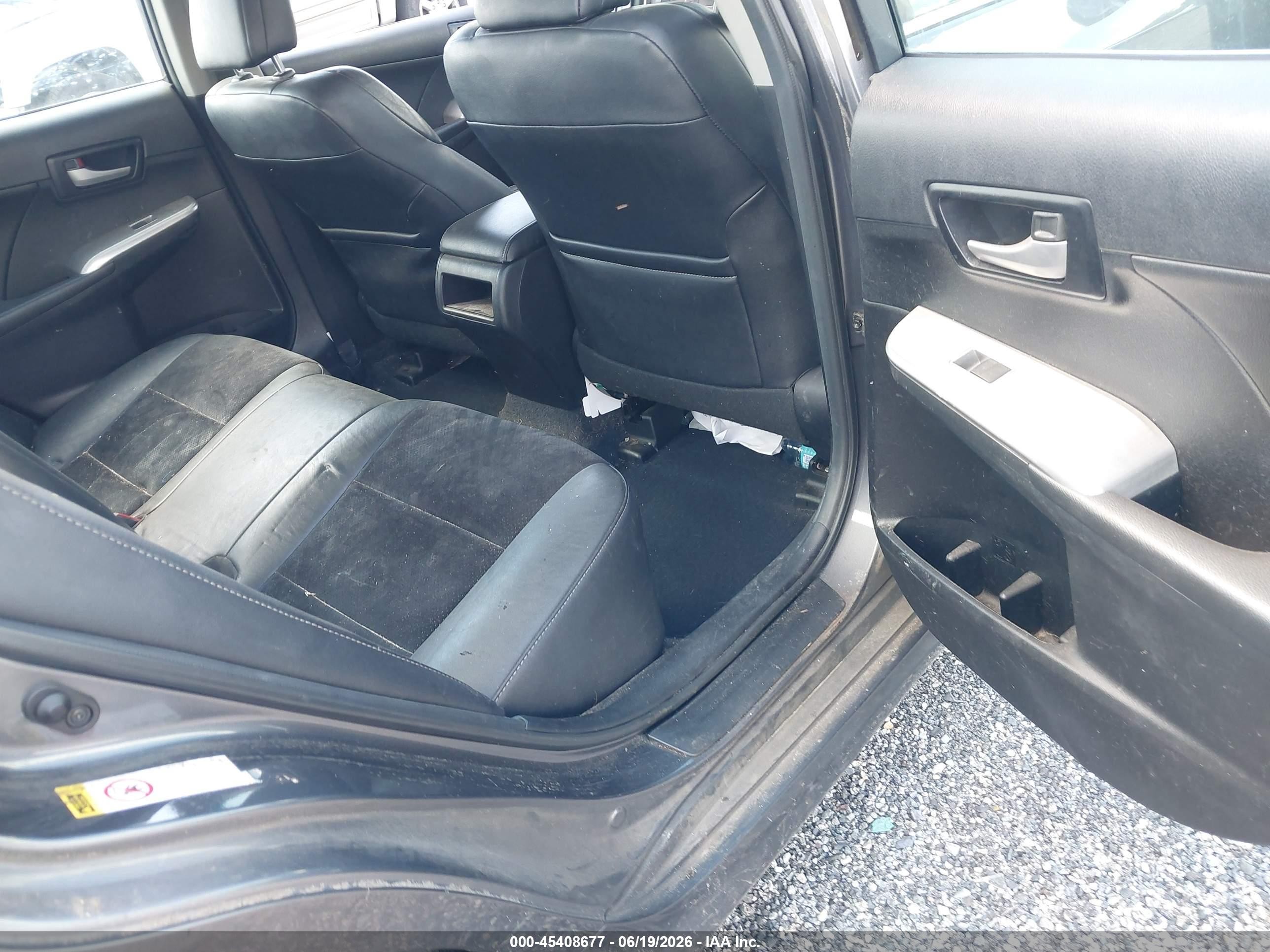 2012 Toyota Camry Se Gray vin: 4T1BF1FK1CU143070