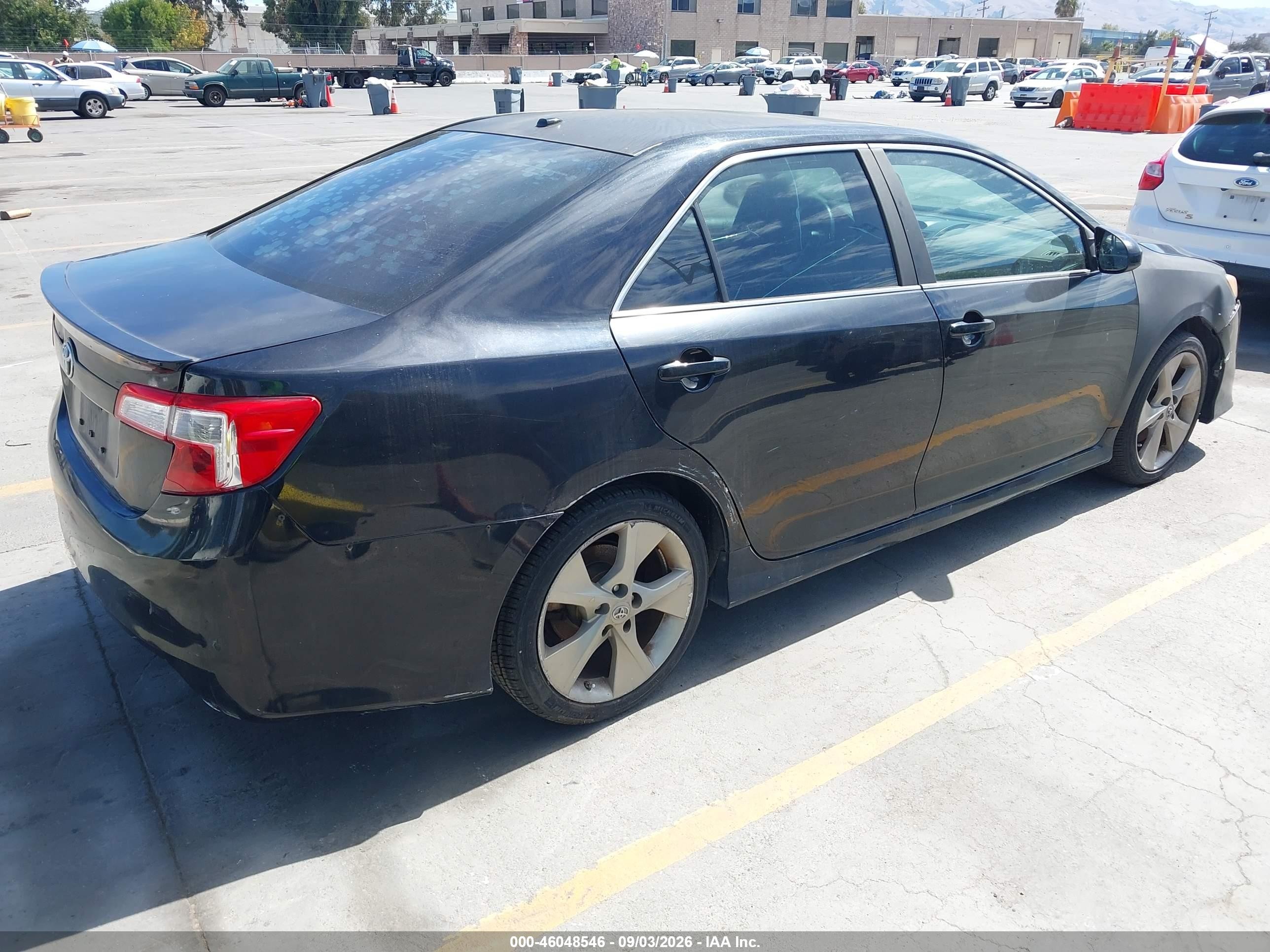 2012 Toyota Camry Se Limited Edition Black vin: 4T1BF1FK1CU152058