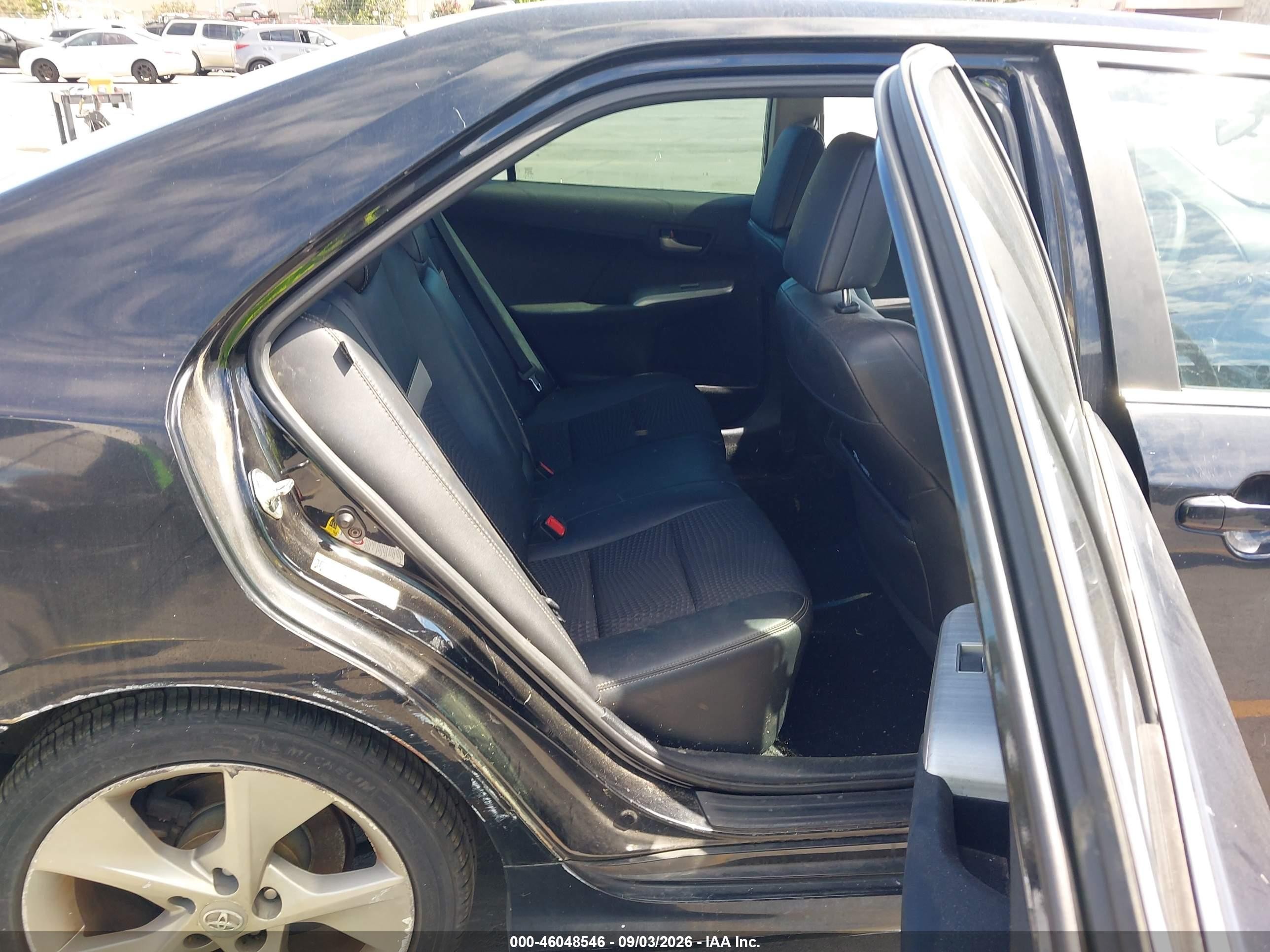 2012 Toyota Camry Se Limited Edition Black vin: 4T1BF1FK1CU152058