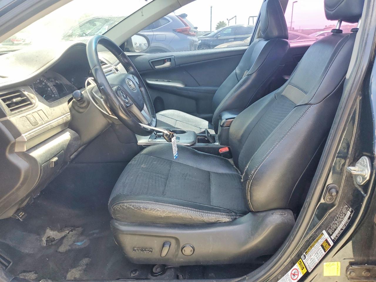 2012 Toyota Camry Se Black vin: 4T1BF1FK1CU156028