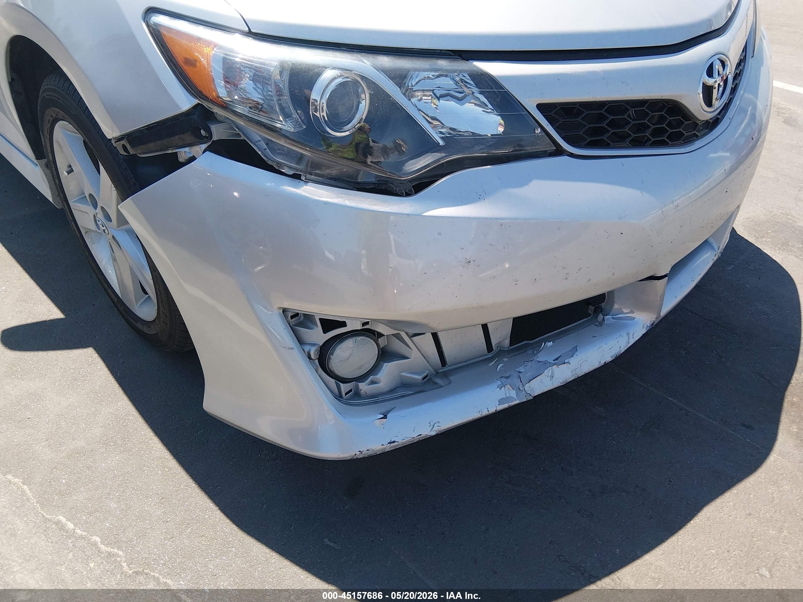 2012 Toyota Camry Se Silver vin: 4T1BF1FK1CU194360