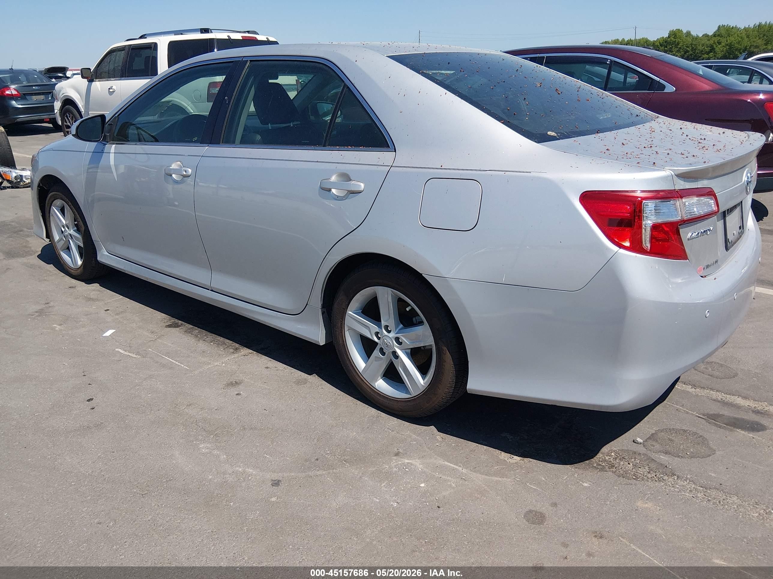 2012 Toyota Camry Se Silver vin: 4T1BF1FK1CU194360