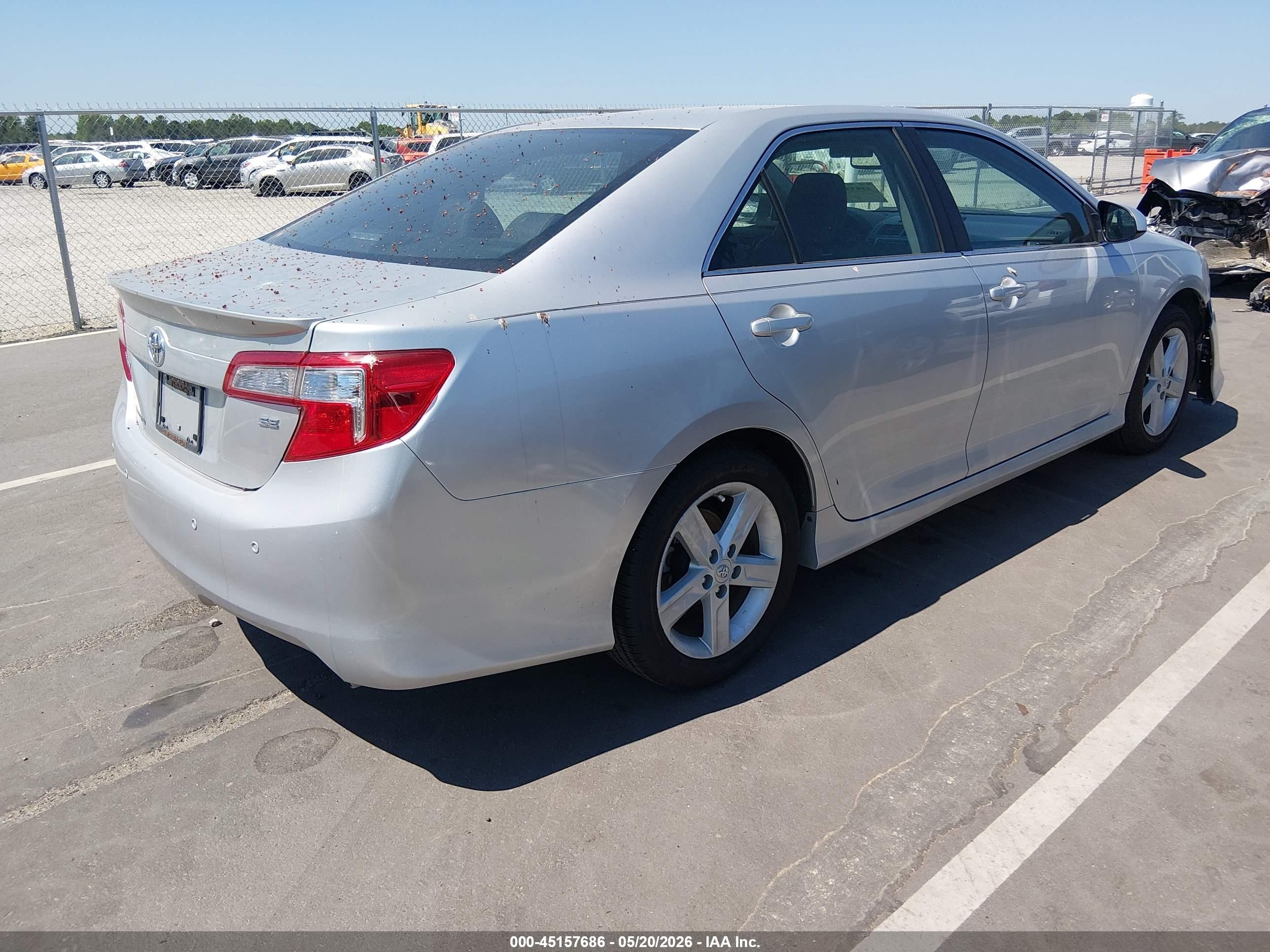 2012 Toyota Camry Se Silver vin: 4T1BF1FK1CU194360