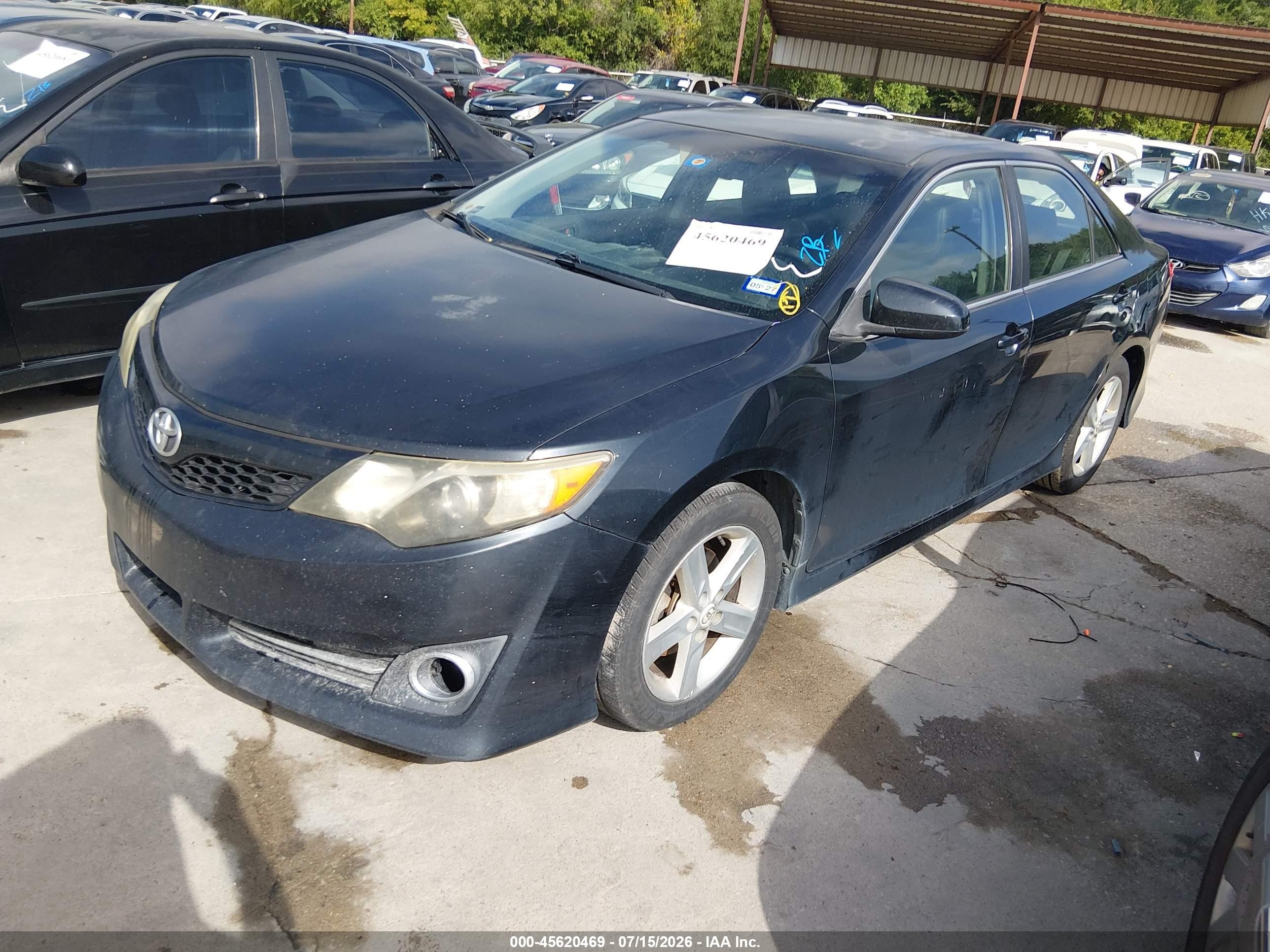 2012 Toyota Camry Se Blue vin: 4T1BF1FK1CU508931