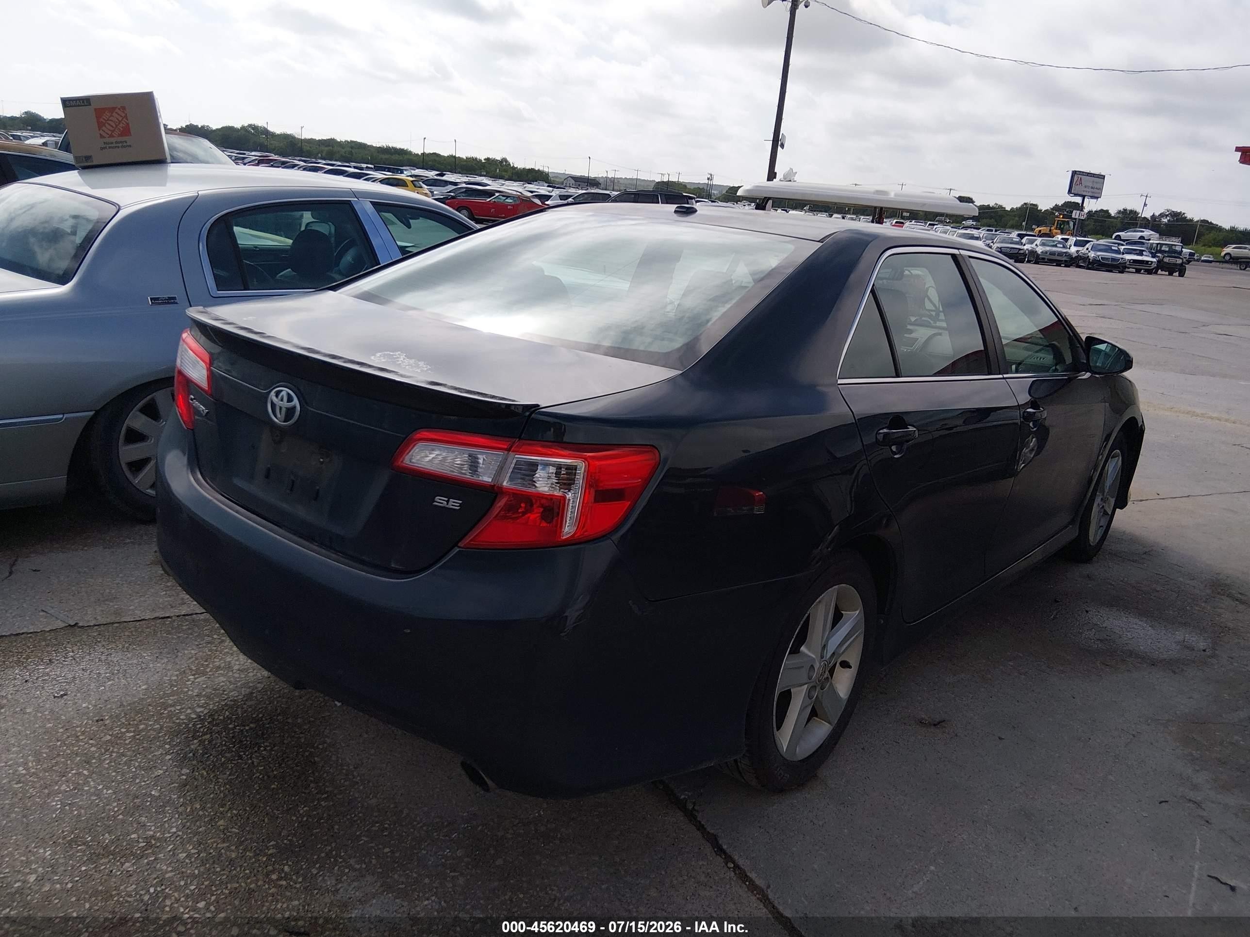 2012 Toyota Camry Se Blue vin: 4T1BF1FK1CU508931