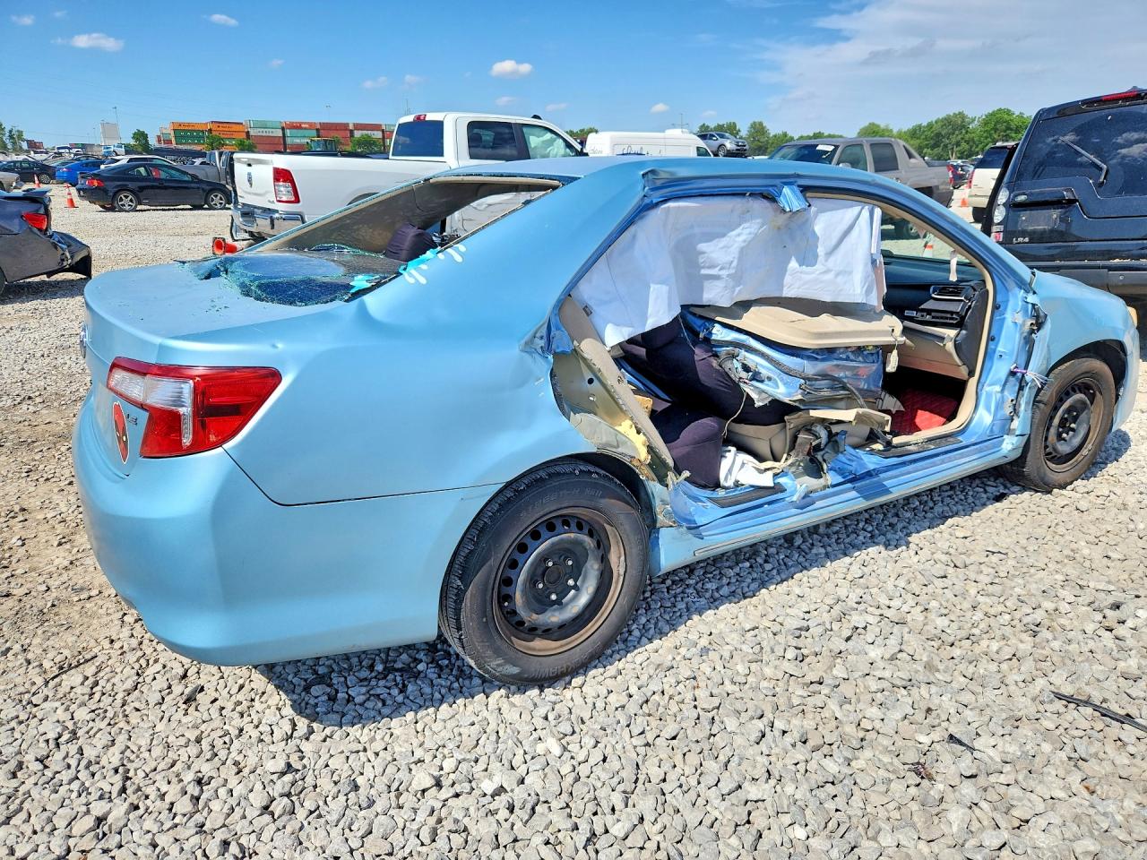 2012 Toyota Camry Le Синий vin: 4T1BF1FK1CU520660