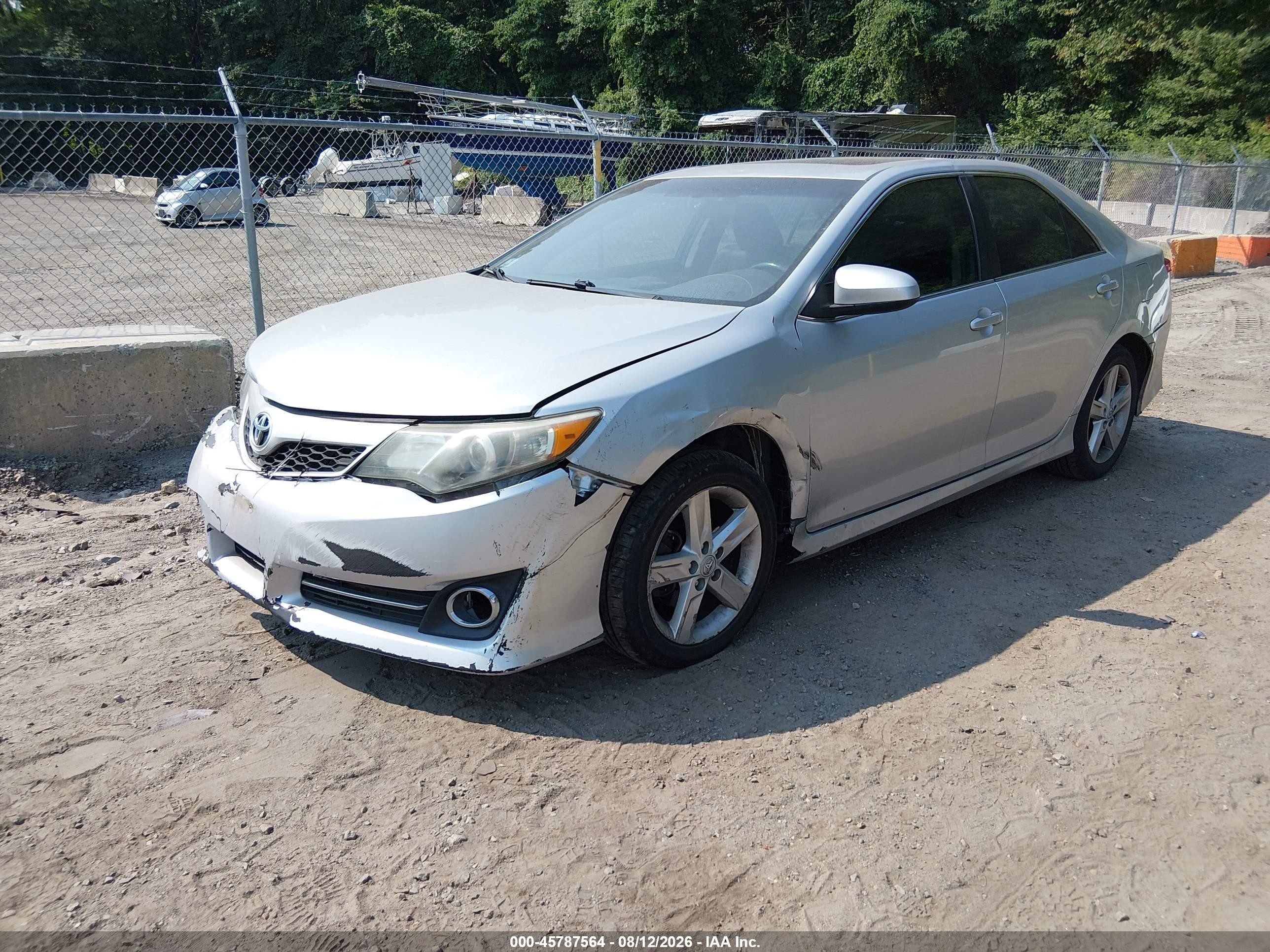 2012 Toyota Camry Se Silver vin: 4T1BF1FK1CU533876