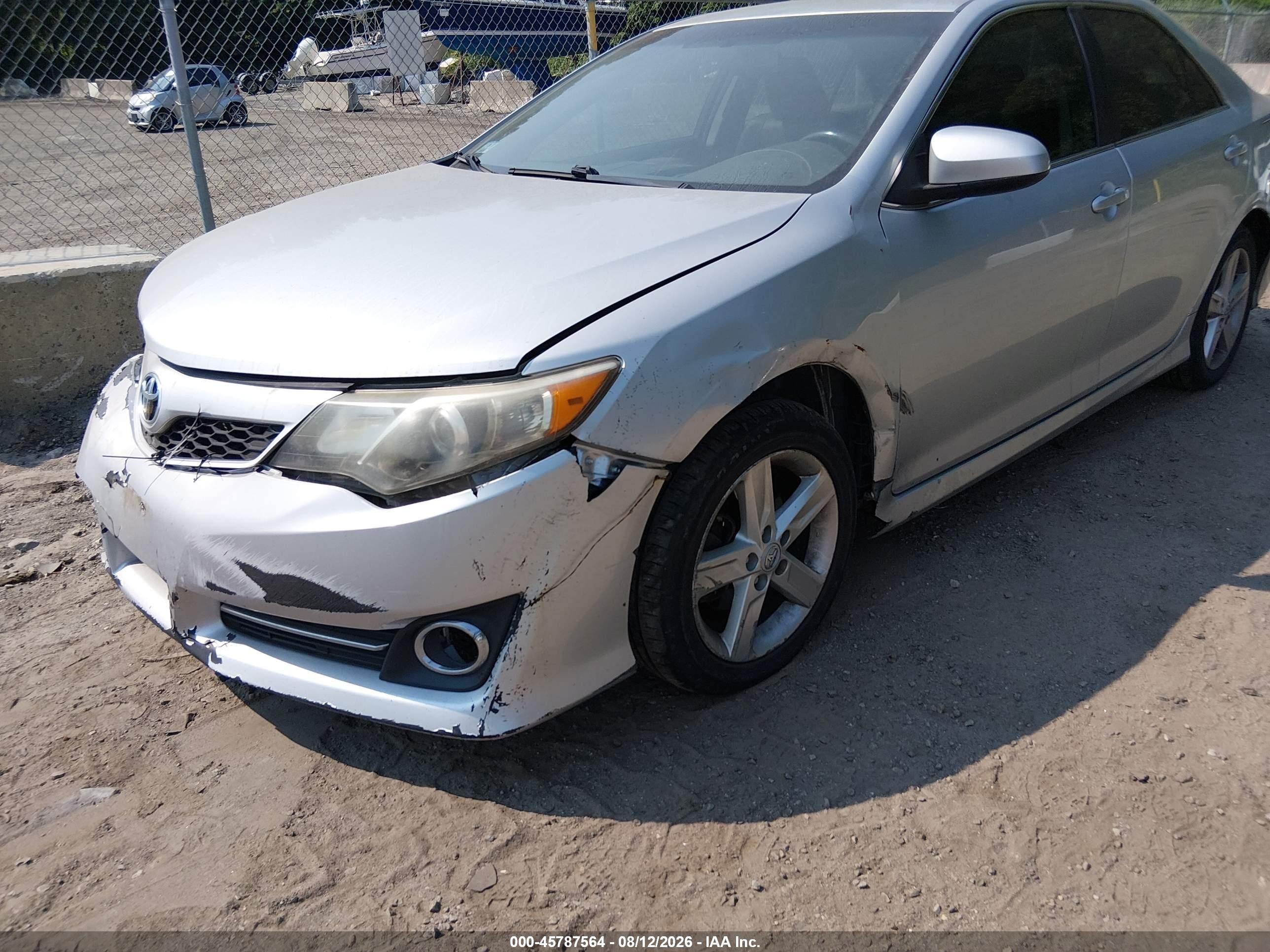 2012 Toyota Camry Se Silver vin: 4T1BF1FK1CU533876