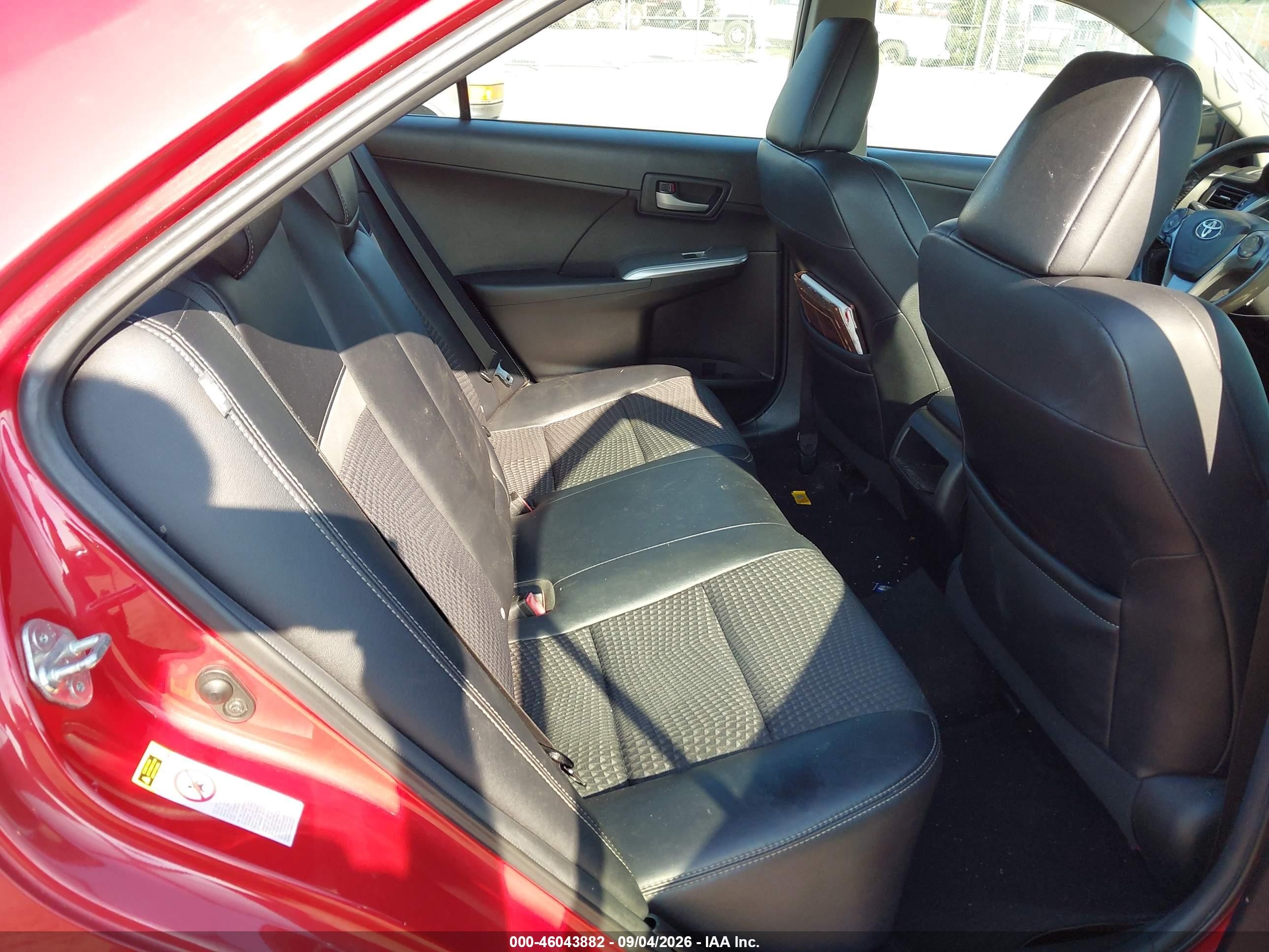 2012 Toyota Camry Se Red vin: 4T1BF1FK1CU534574