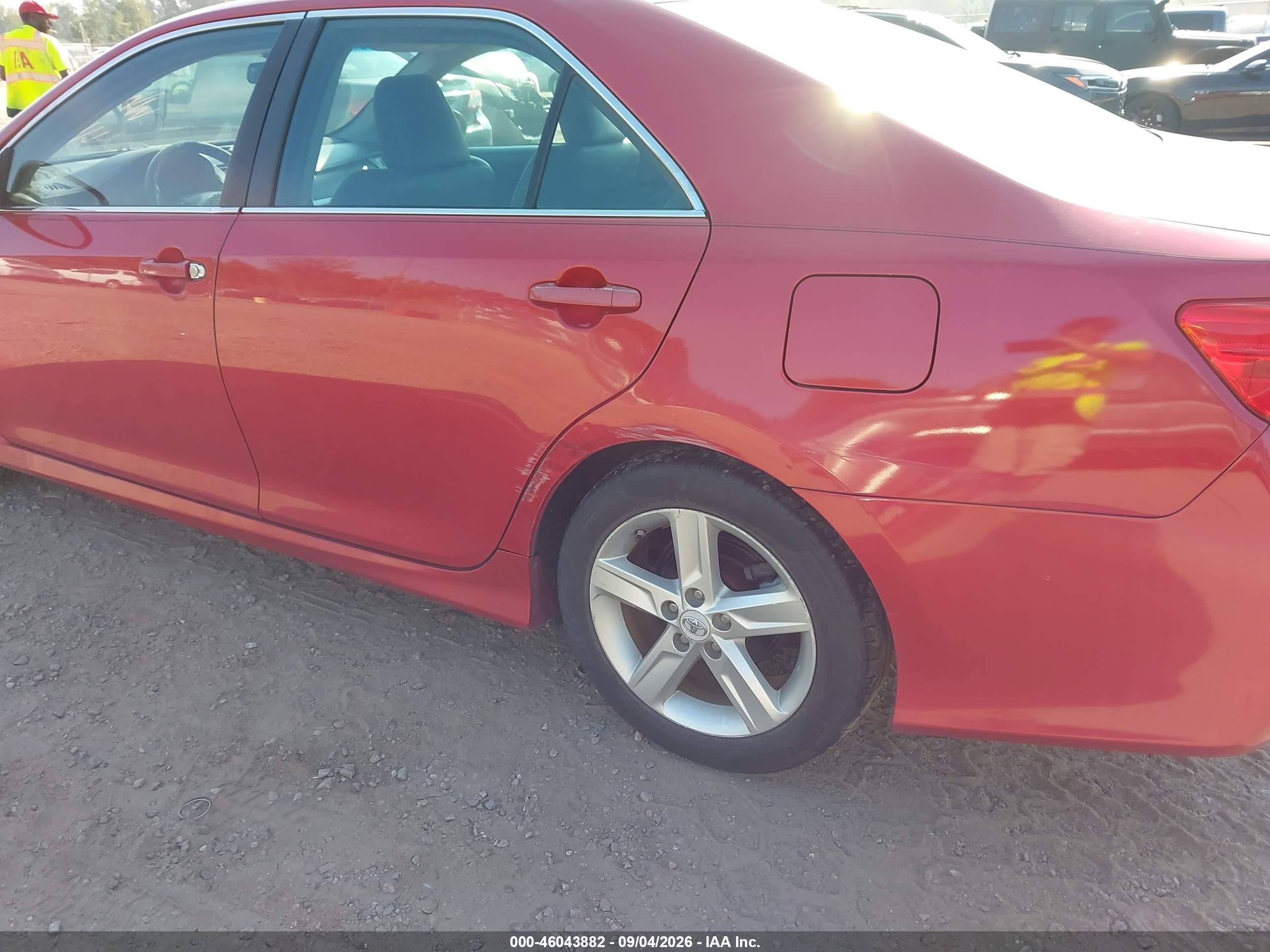 2012 Toyota Camry Se Red vin: 4T1BF1FK1CU534574