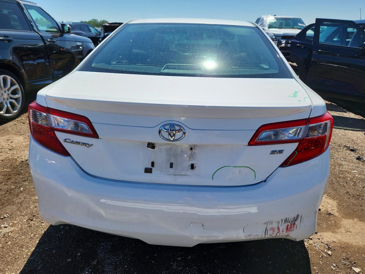 2012 Toyota Camry Se White vin: 4T1BF1FK1CU537443