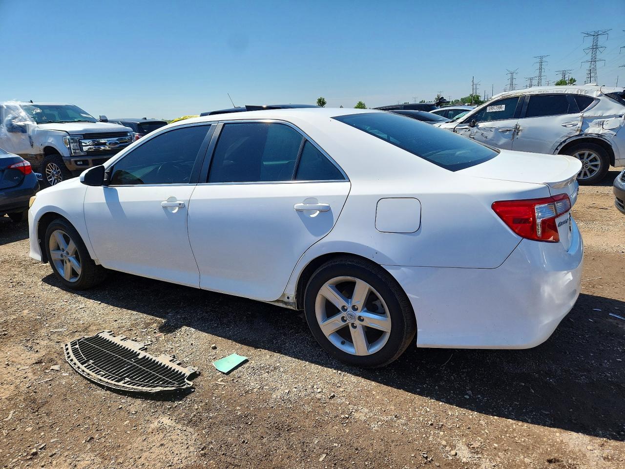 2012 Toyota Camry Se White vin: 4T1BF1FK1CU537443