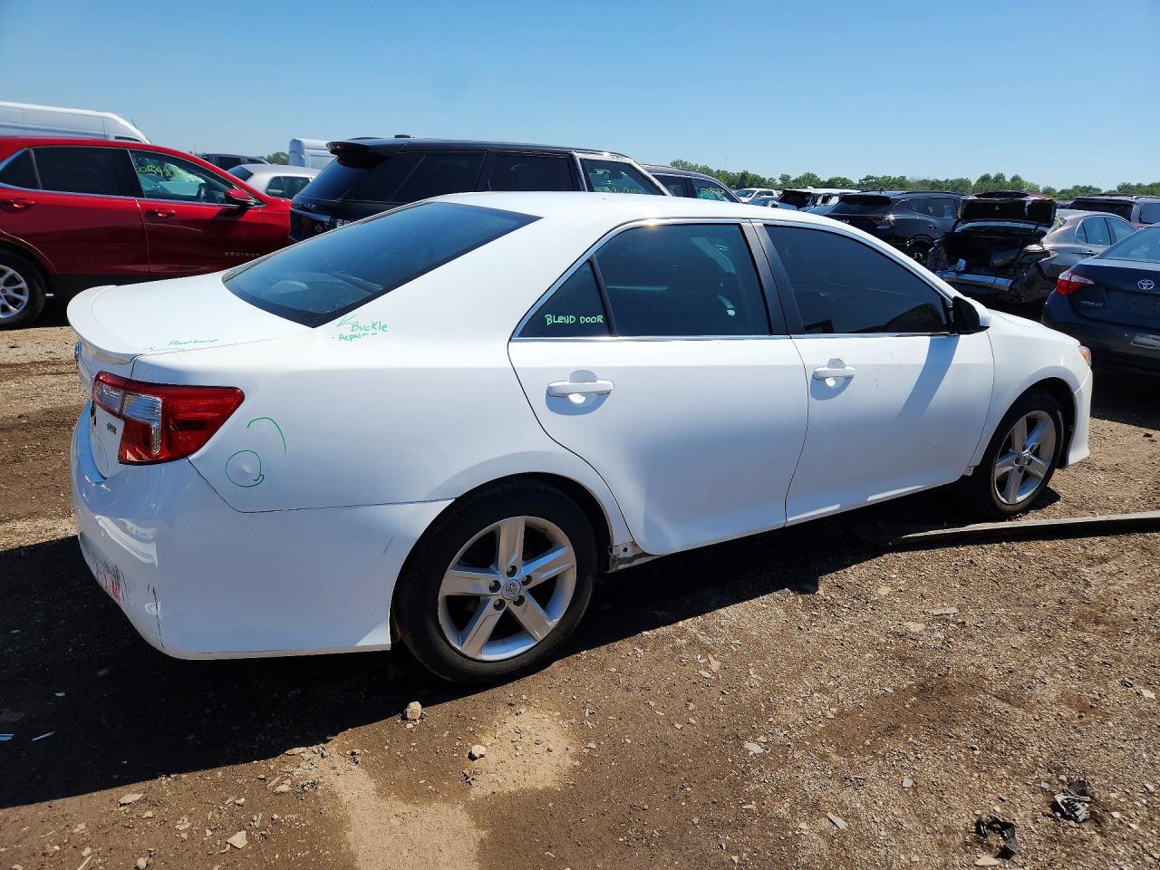 2012 Toyota Camry Se White vin: 4T1BF1FK1CU537443