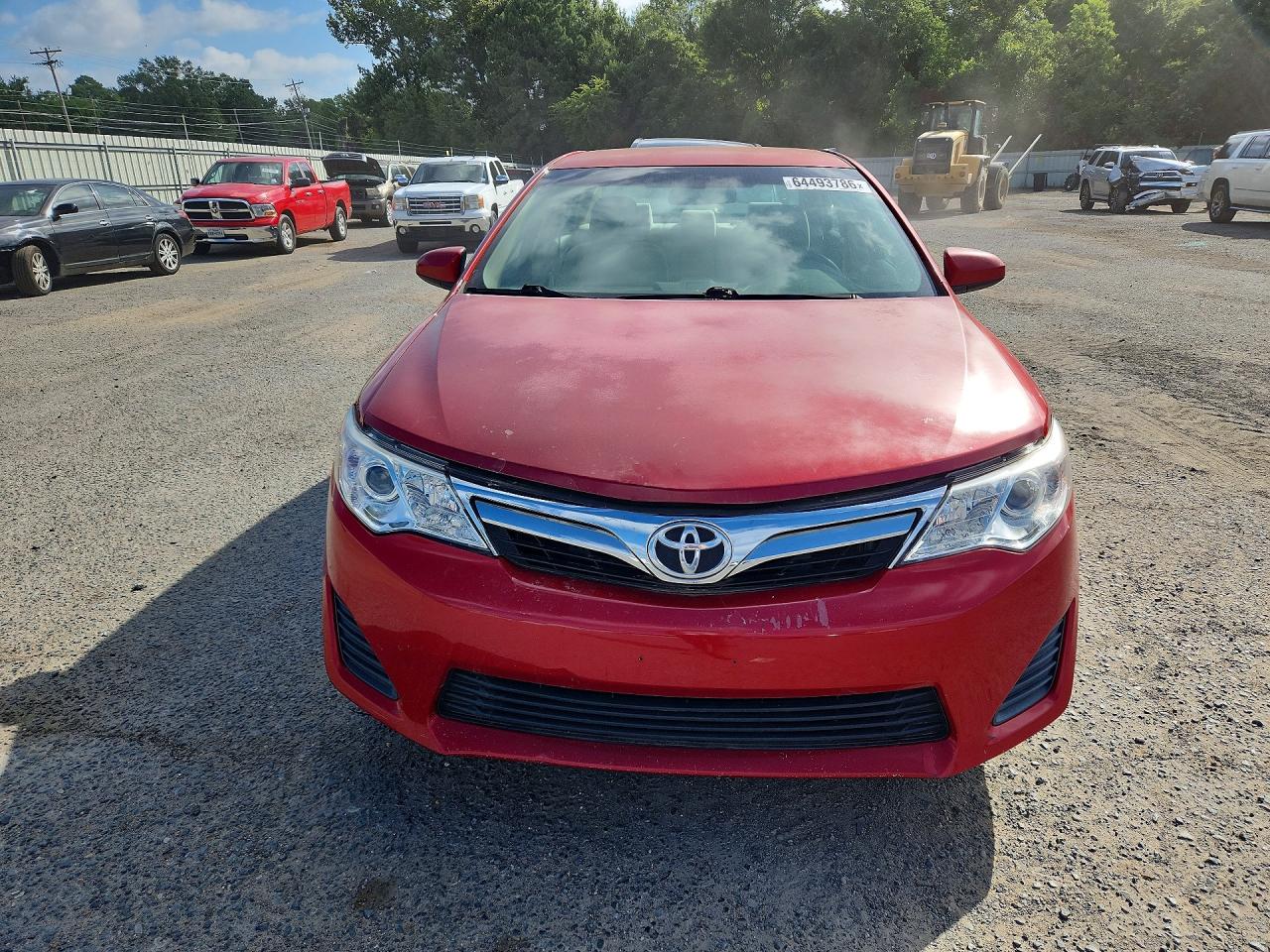 2012 Toyota Camry Le Red vin: 4T1BF1FK1CU541377