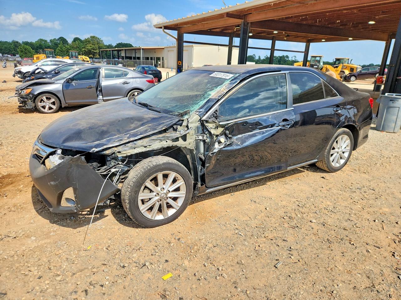 2012 Toyota Camry Xle Black vin: 4T1BF1FK1CU542819