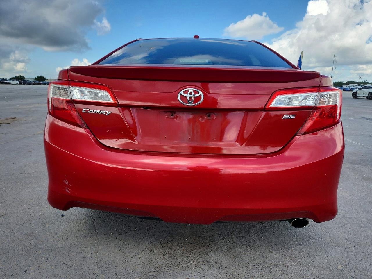 2012 Toyota Camry Se Red vin: 4T1BF1FK1CU560821