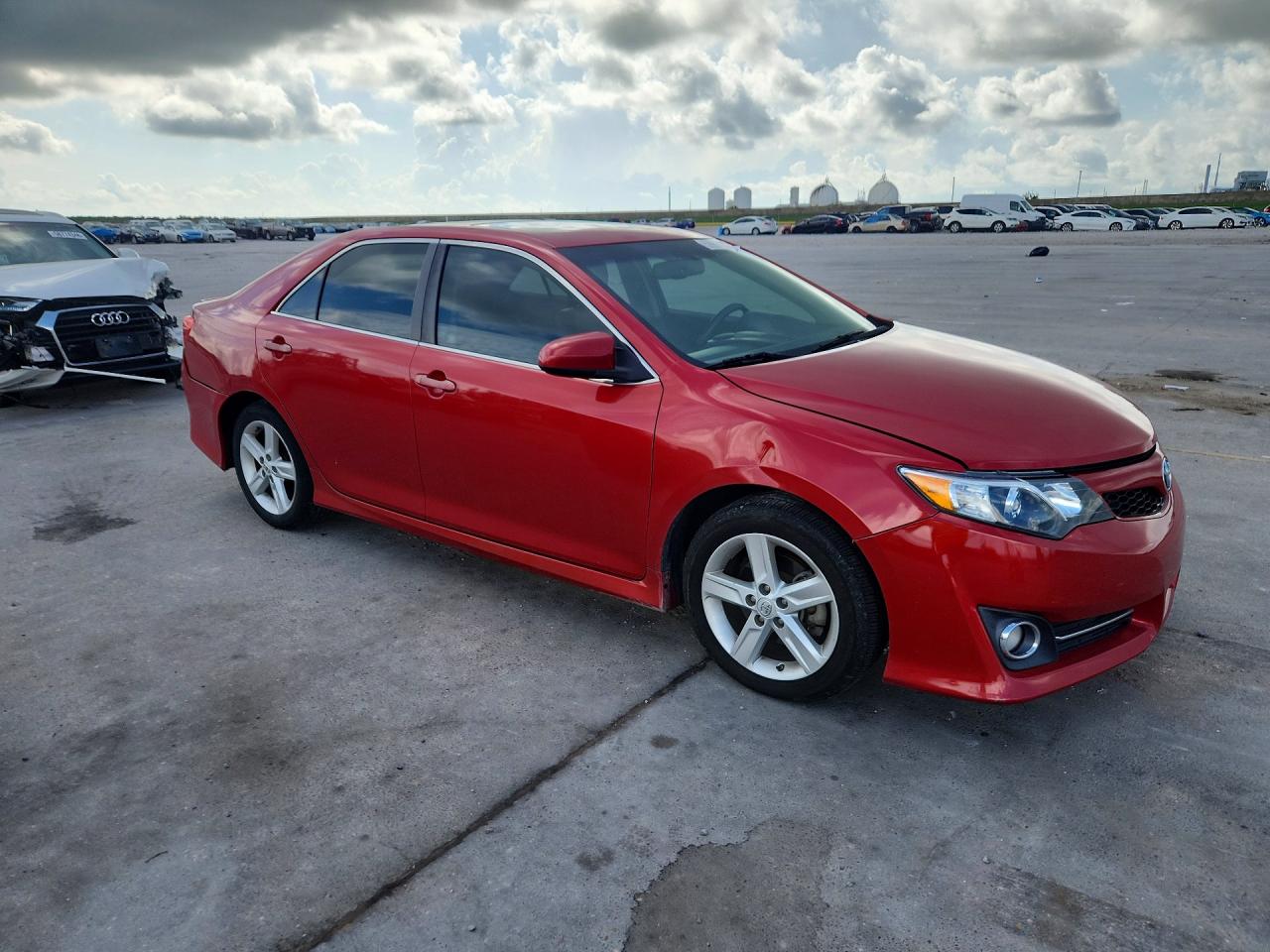 2012 Toyota Camry Se Red vin: 4T1BF1FK1CU560821