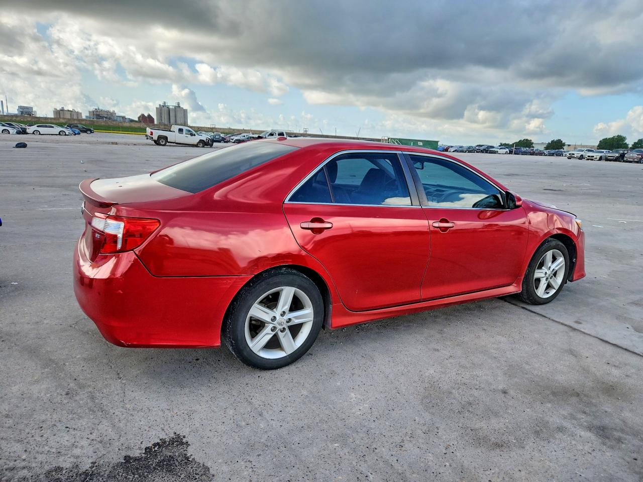 2012 Toyota Camry Se Red vin: 4T1BF1FK1CU560821
