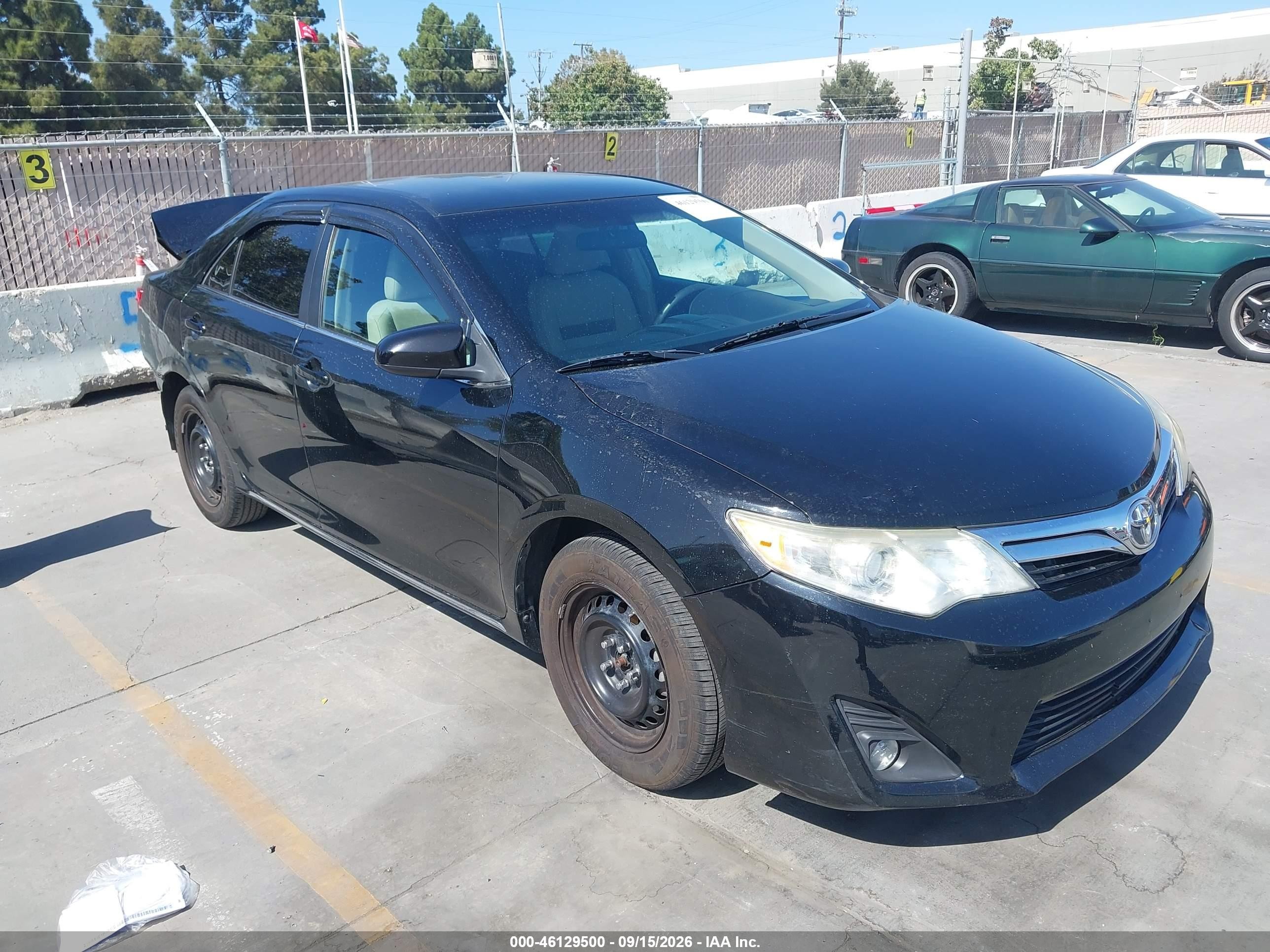 2012 Toyota Camry Le Черный vin: 4T1BF1FK1CU579675