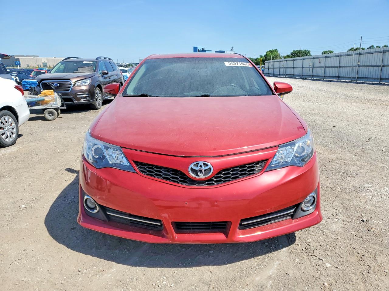 2012 Toyota Camry Se Красный vin: 4T1BF1FK1CU582768