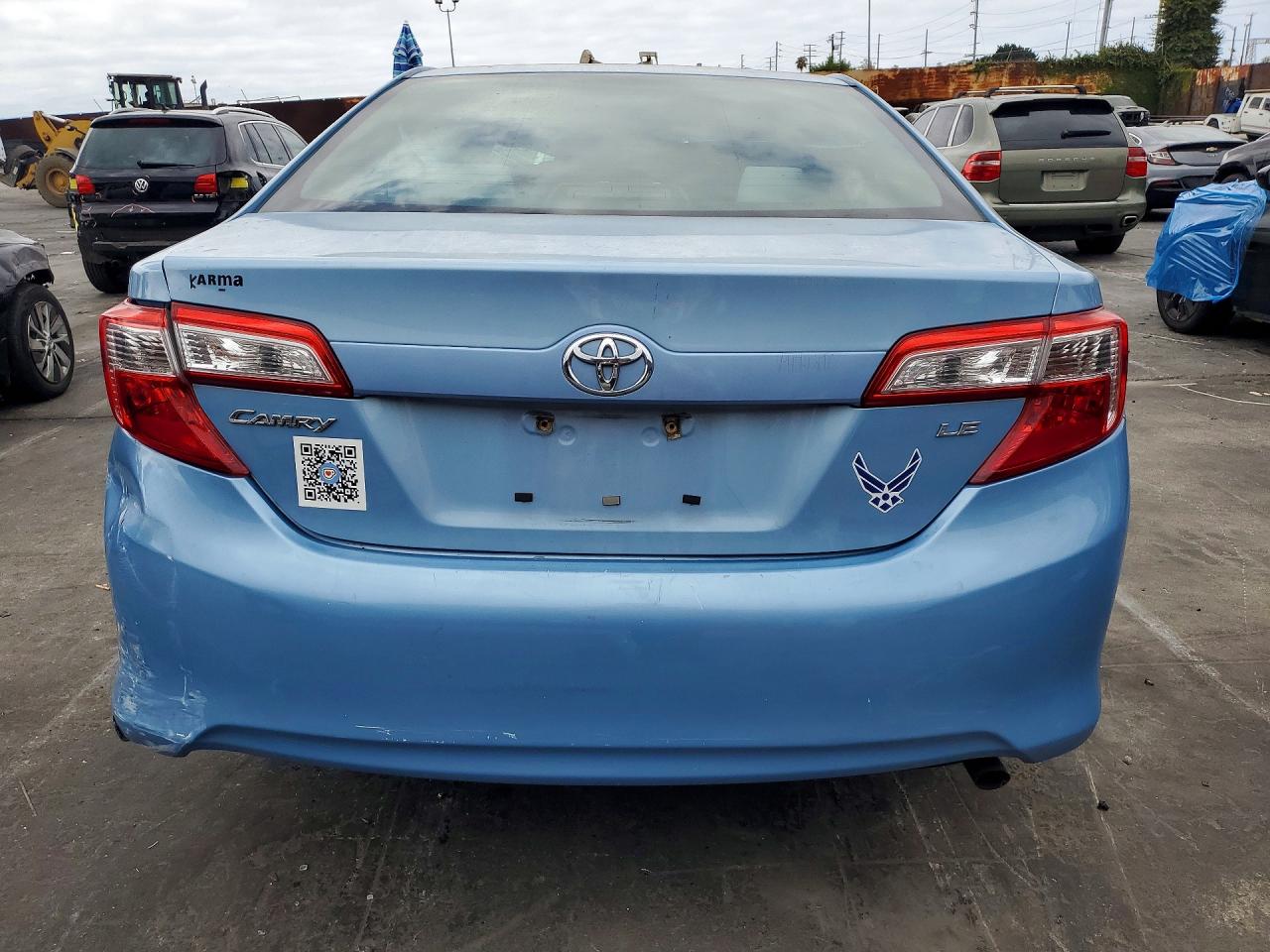 2012 Toyota Camry Le Blue vin: 4T1BF1FK1CU584102