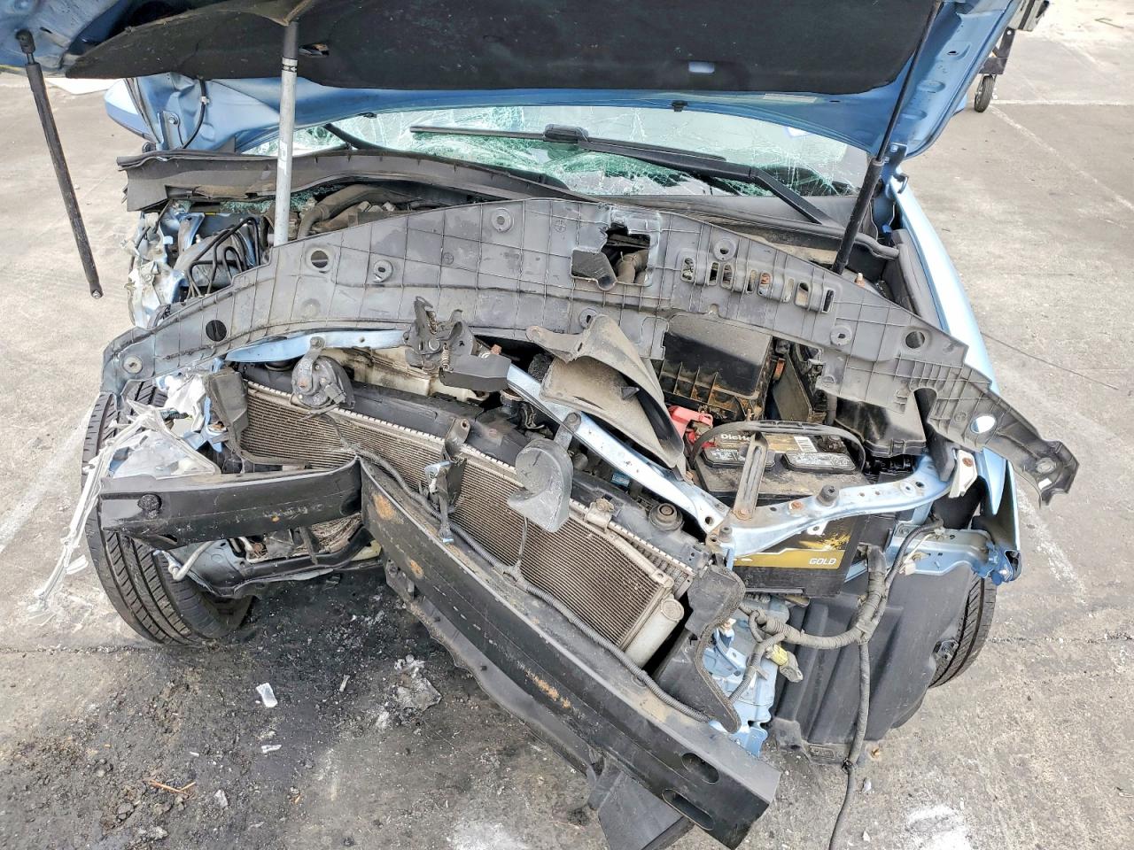 2012 Toyota Camry Le Blue vin: 4T1BF1FK1CU584102