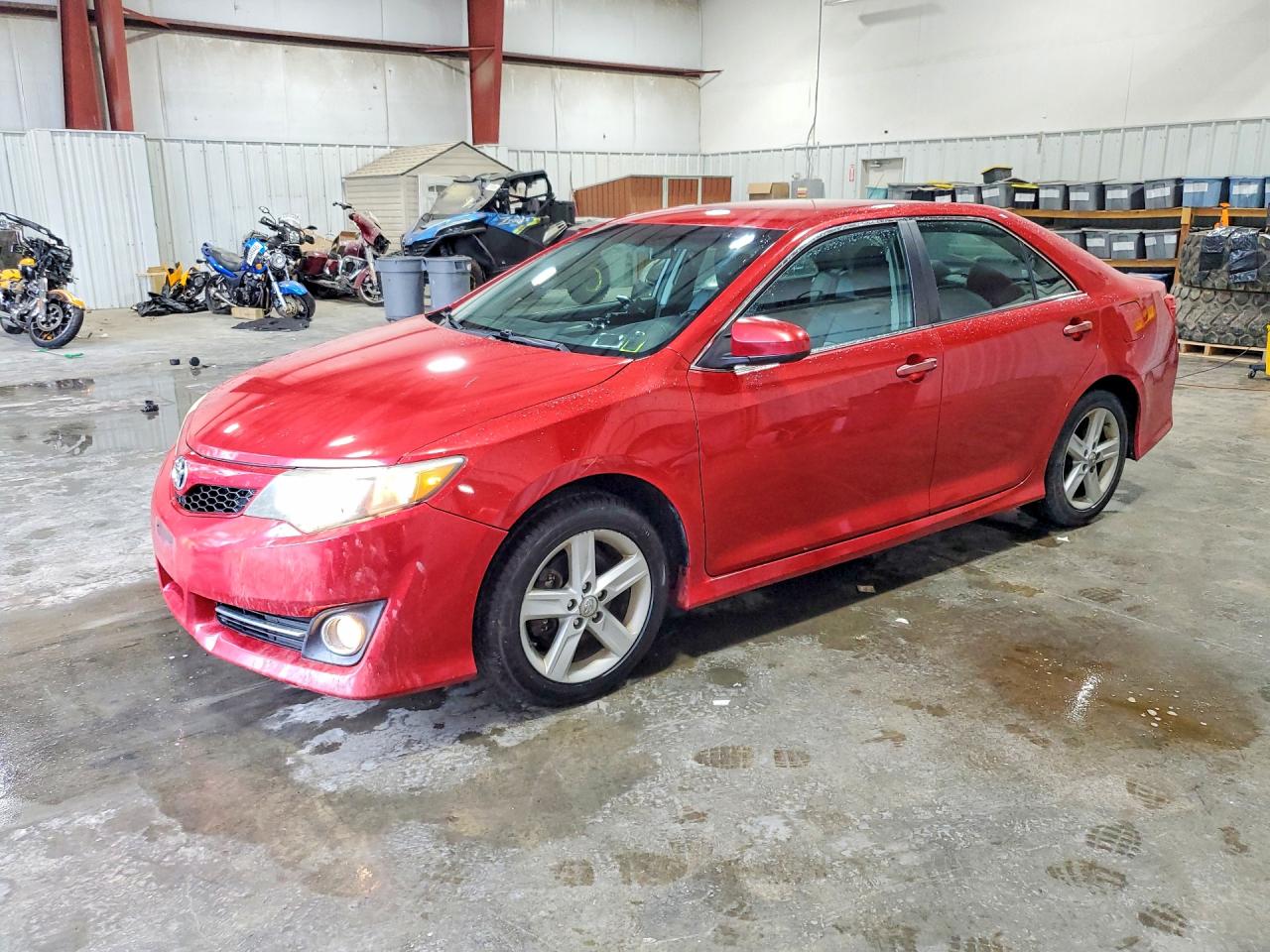 2012 Toyota Camry Se Red vin: 4T1BF1FK1CU588473