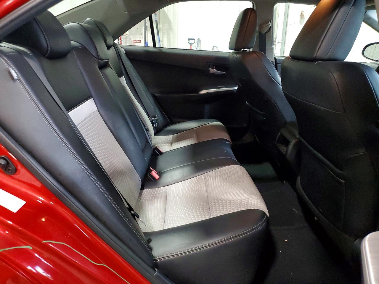 2012 Toyota Camry Se Red vin: 4T1BF1FK1CU588473
