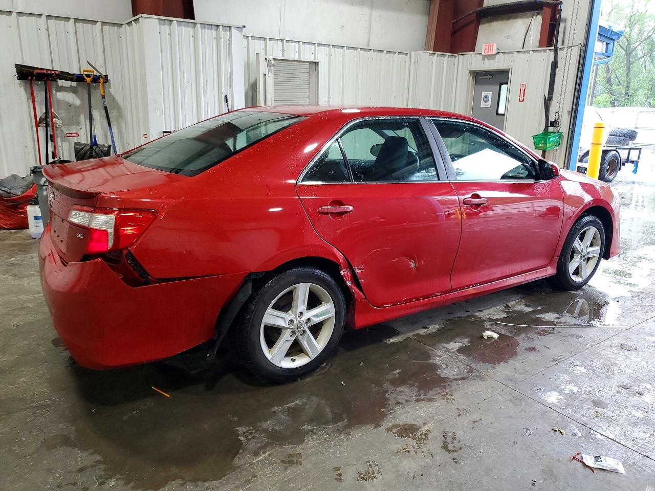 2012 Toyota Camry Se Red vin: 4T1BF1FK1CU588473