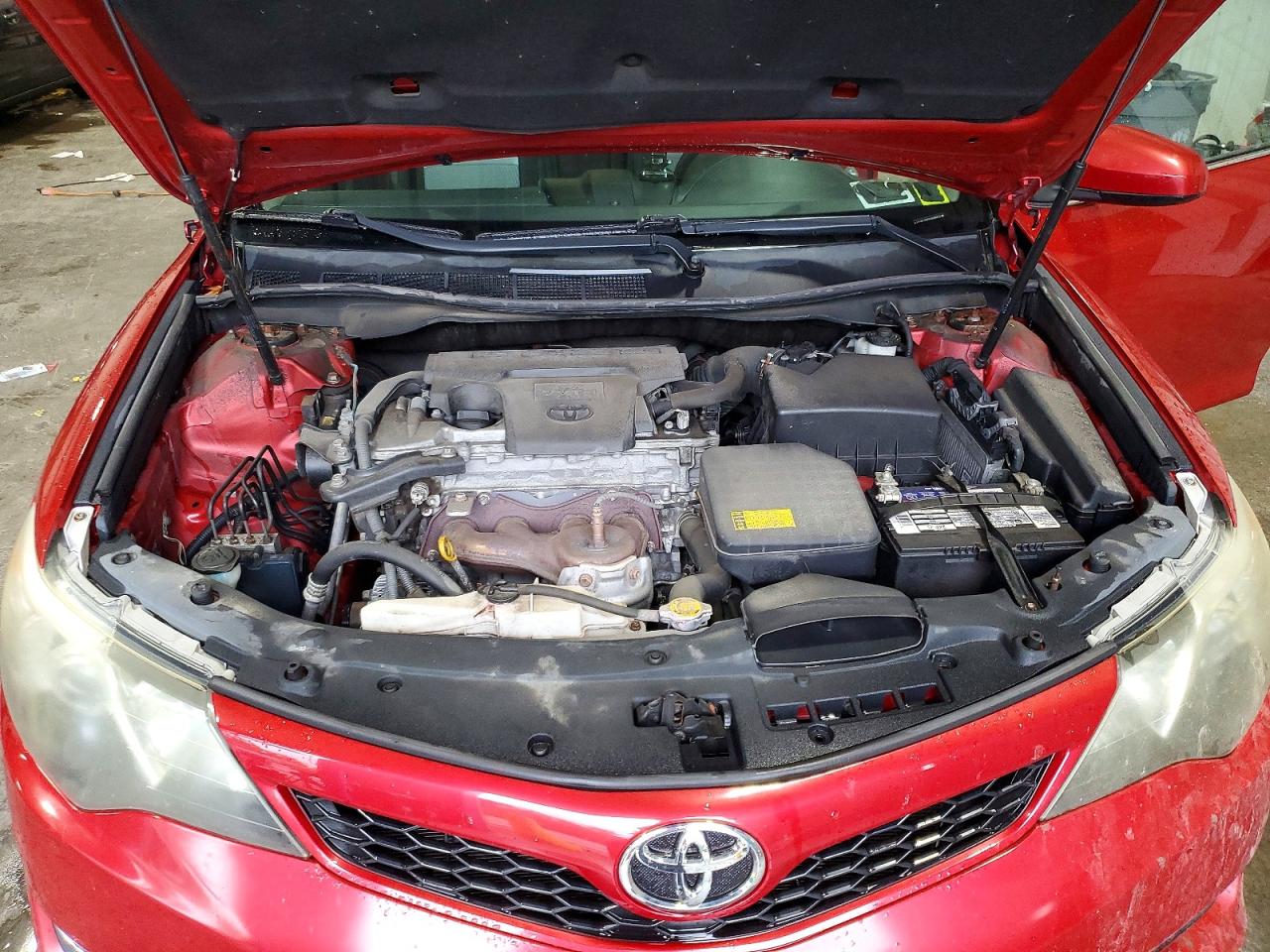 2012 Toyota Camry Se Red vin: 4T1BF1FK1CU588473