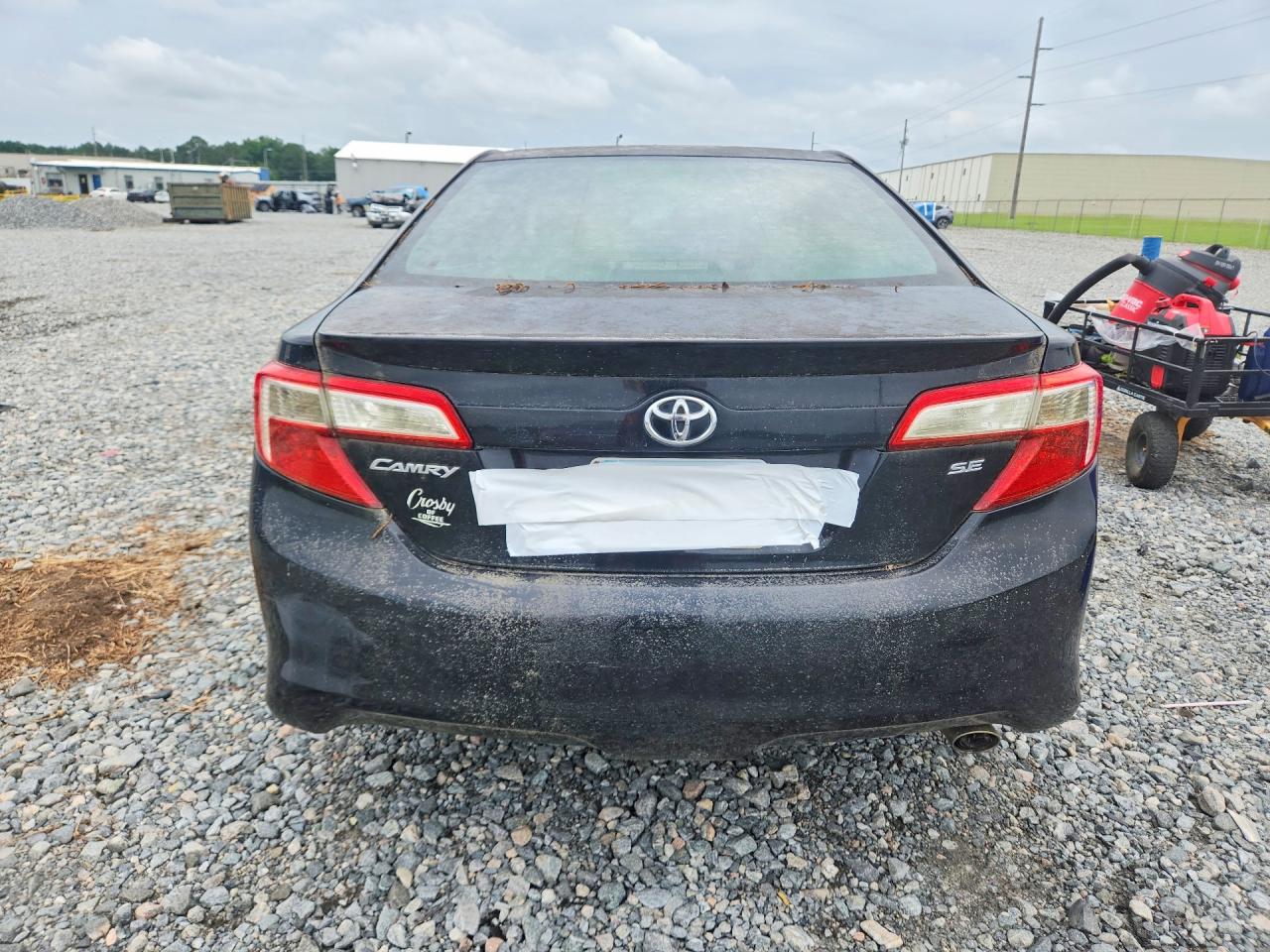 2012 Toyota Camry Se Black vin: 4T1BF1FK1CU594337