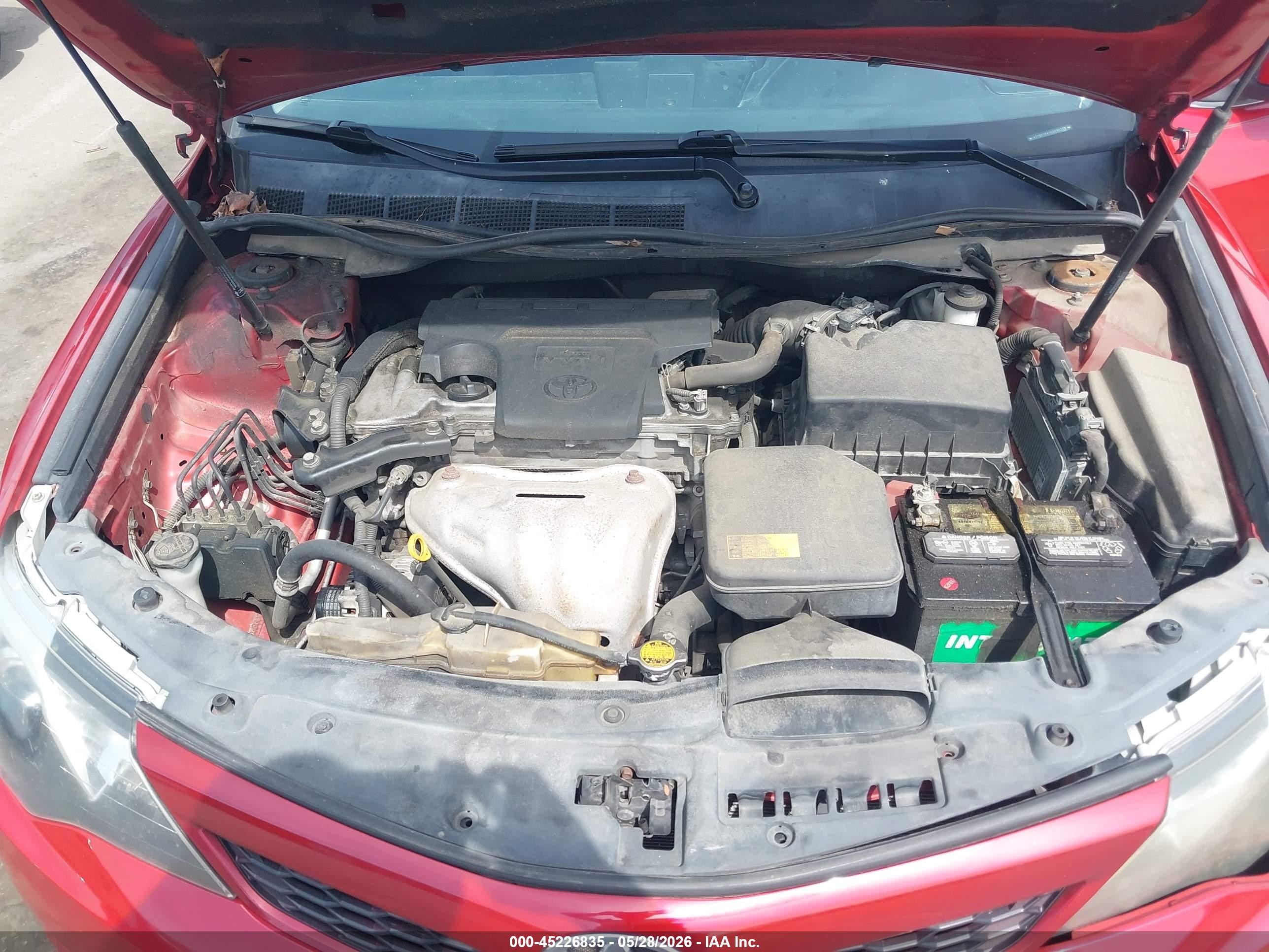 2012 Toyota Camry Se Red vin: 4T1BF1FK1CU595200