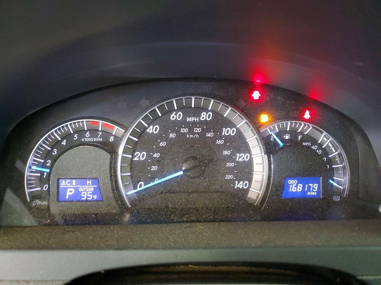 2012 Toyota Camry Red vin: 4T1BF1FK1CU595844