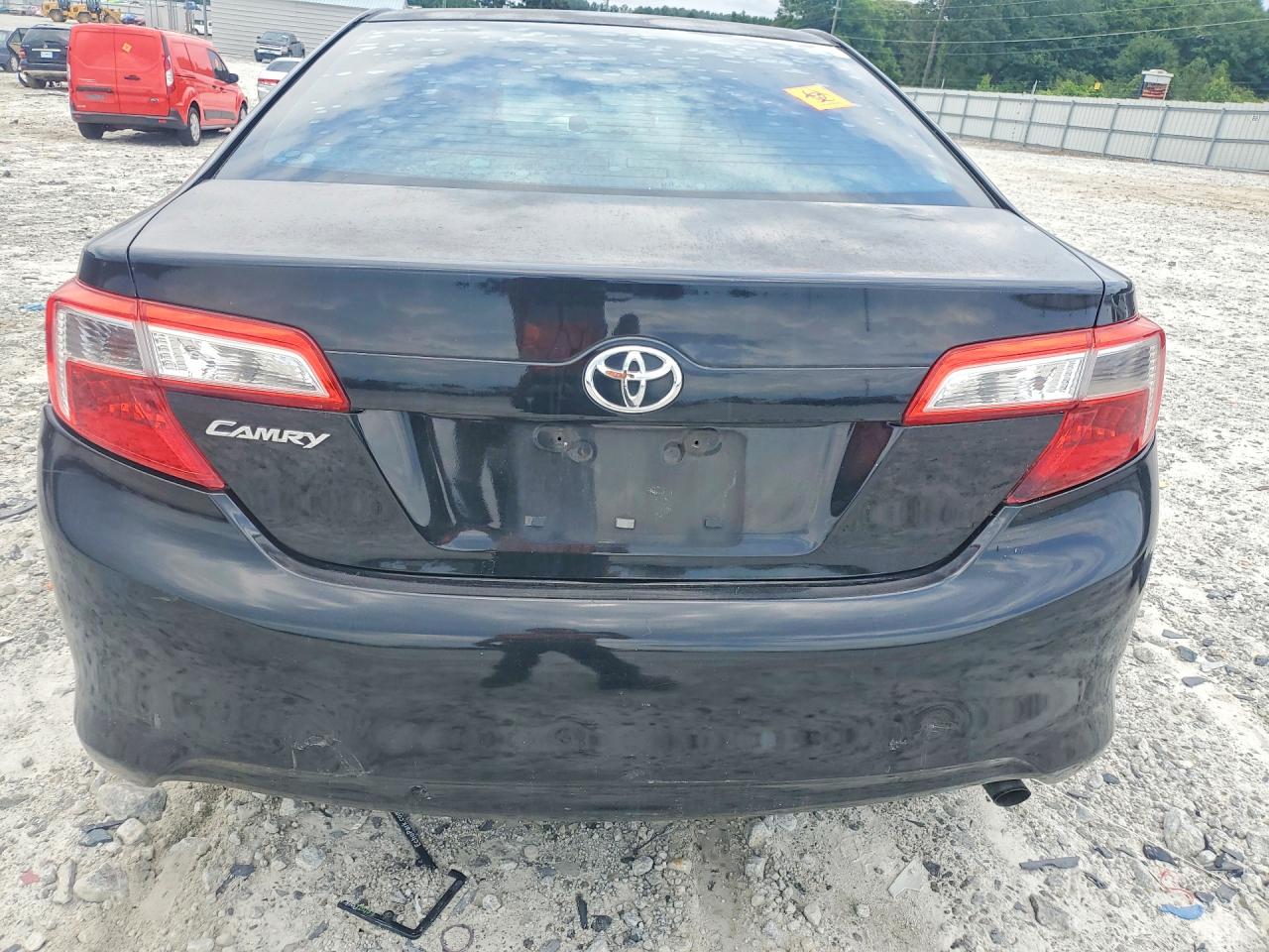 2012 Toyota Camry L Черный vin: 4T1BF1FK1CU599019